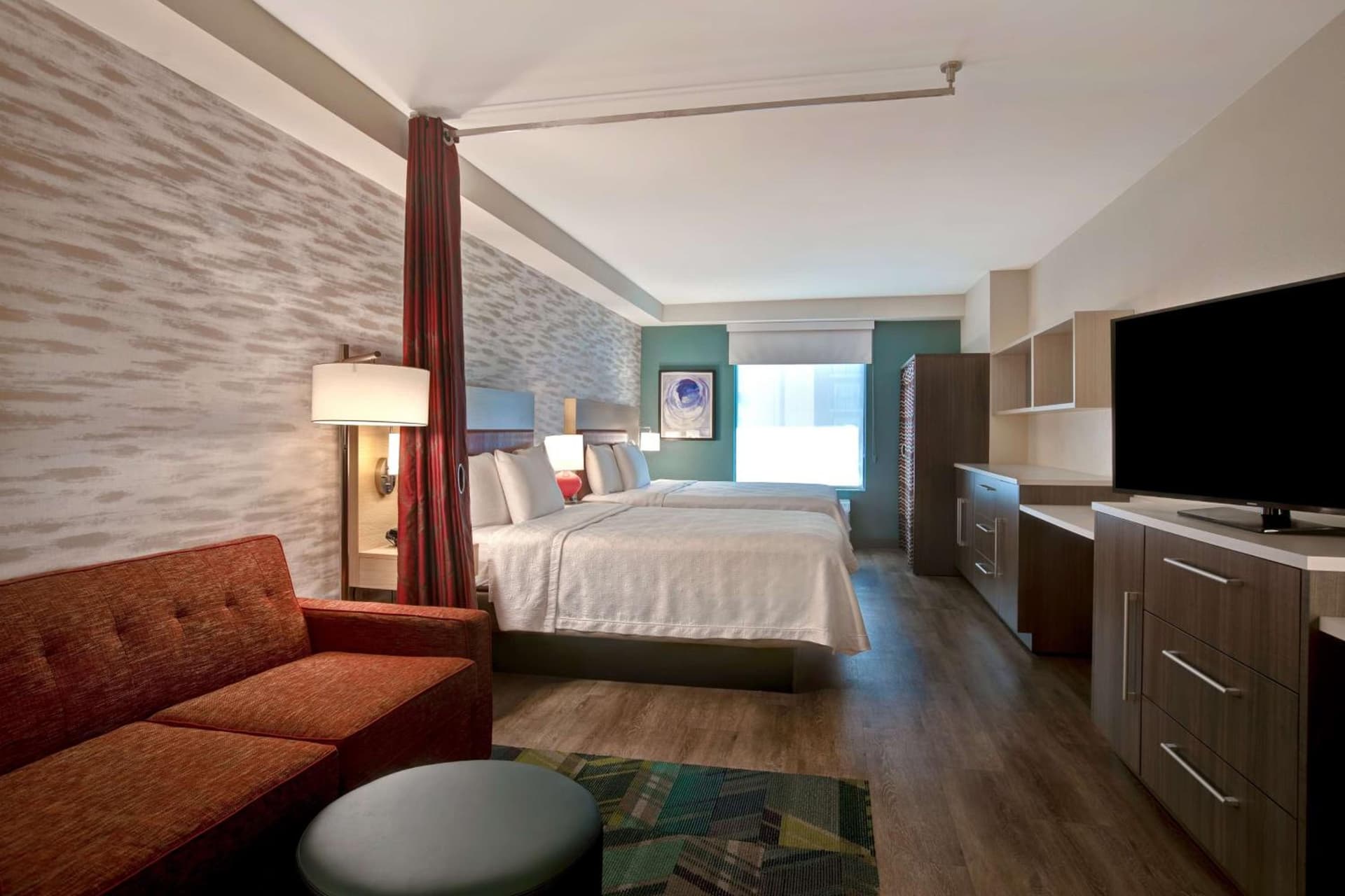 Queen Room with Two Queen Beds - Non-Smoking at Home2 Suites By Hilton San Antonio on the Riverwalk in San Antonio, TX