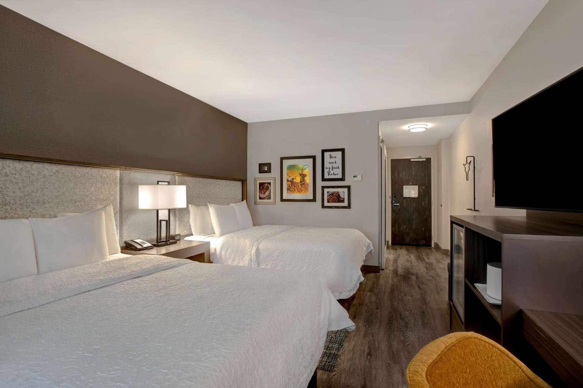 Queen Room with Two Queen Beds - Mobility Access/Non-Smoking at Hampton Inn & Suites on the San Antonio Riverwalk in San Antonio, TX