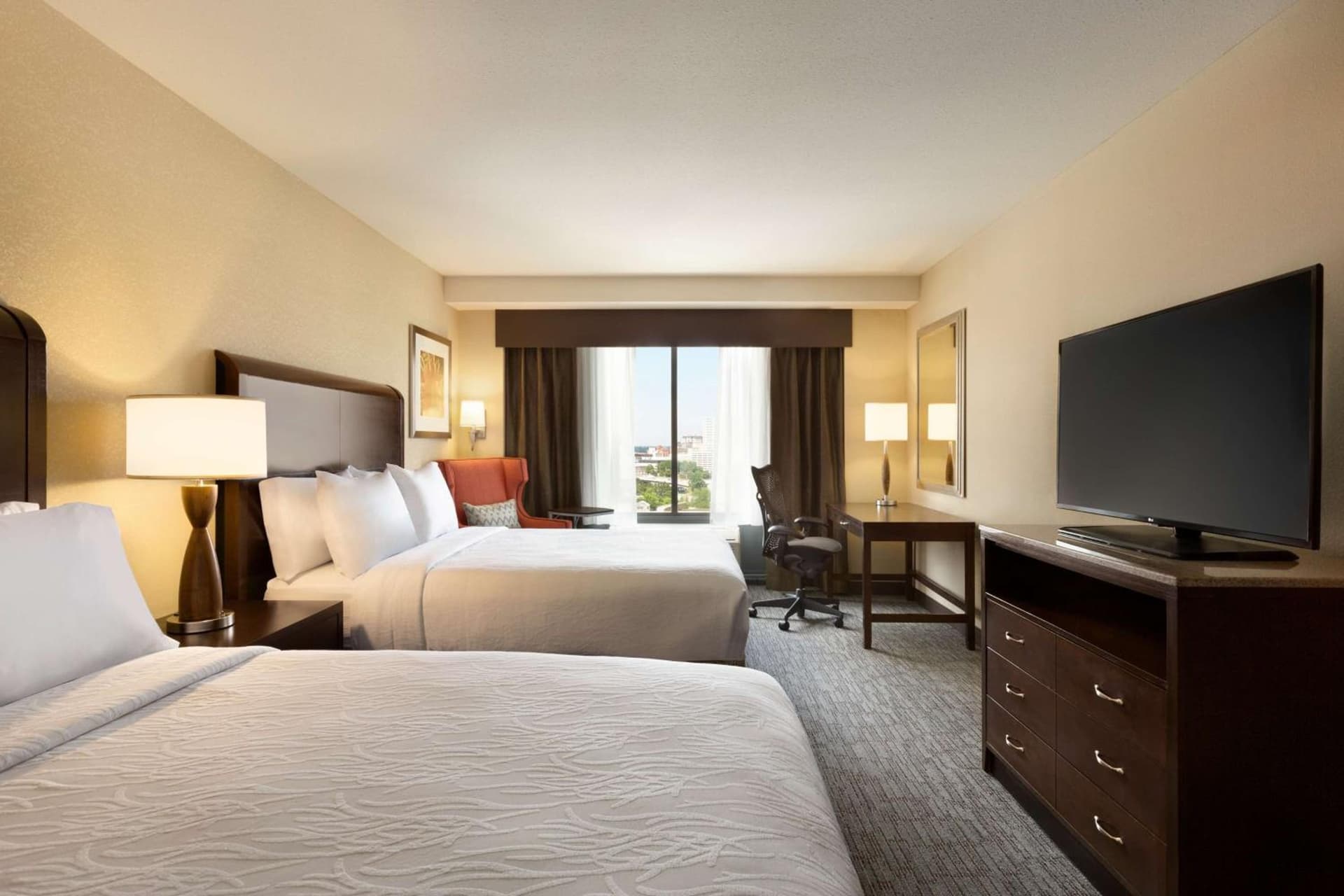 Queen Room with Two Queen Beds at Hilton Garden Inn Atlanta Downtown in Atlanta, GA