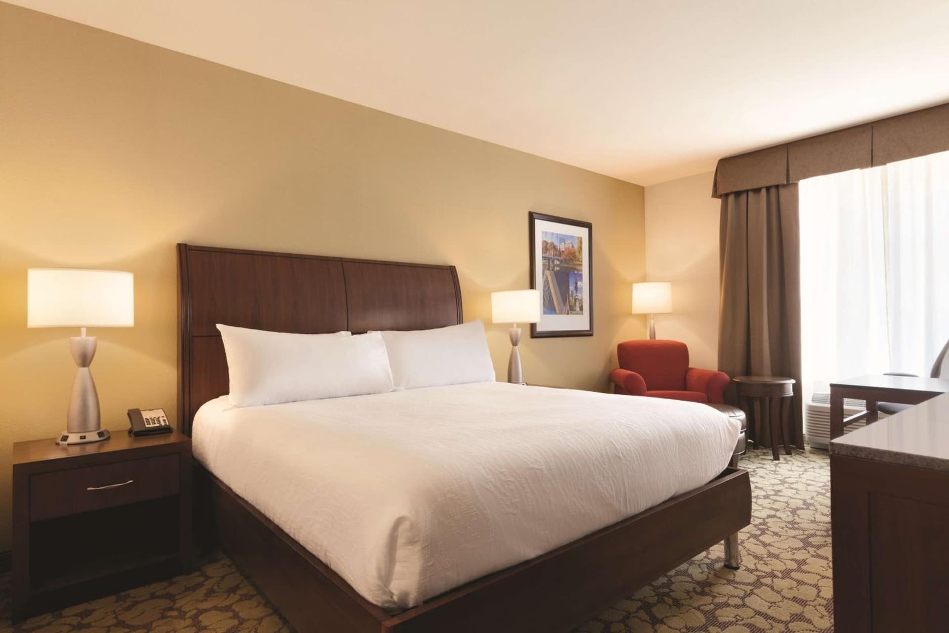 King Room at Hilton Garden Inn Boston Logan Airport in Boston, MA
