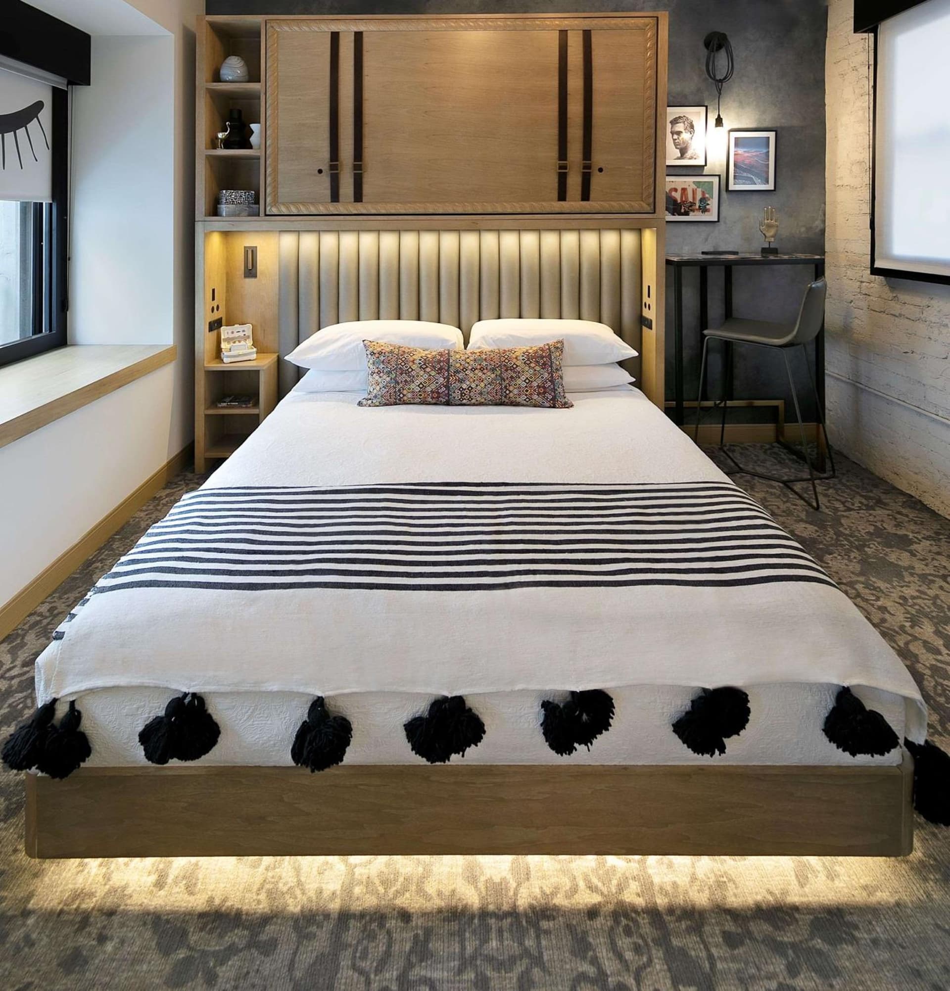 Urban King Room with City View at The Wayfarer Downtown LA, Tapestry Collection by Hilton in Los Angeles, CA