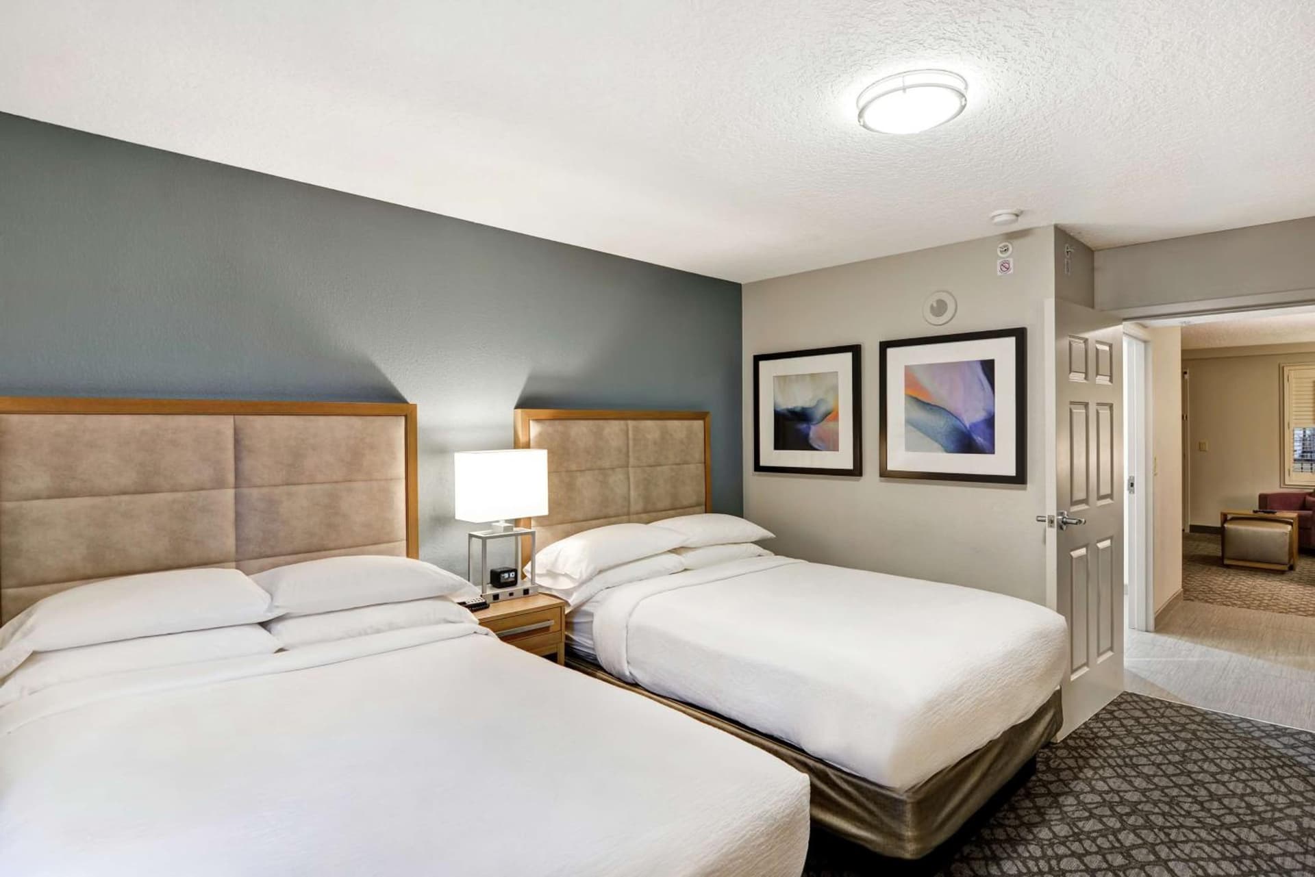 Suite with Two Double Beds - Non-Smoking at Embassy Suites by Hilton Orlando Downtown in Orlando, FL