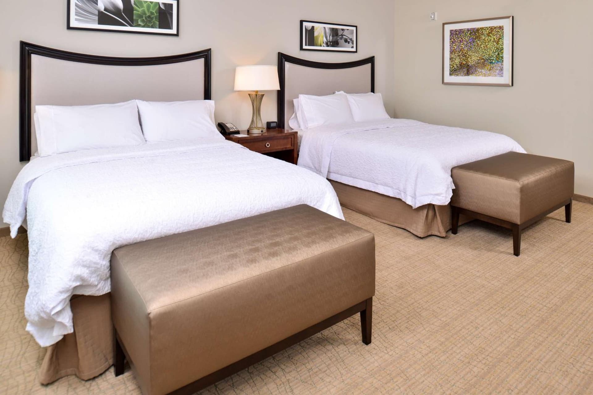 Queen Room with Two Queen Beds with Roll In Shower - Mobility/Hearing Access at Hampton Inn & Suites Orlando/Downtown South - Medical Center in Orlando, FL