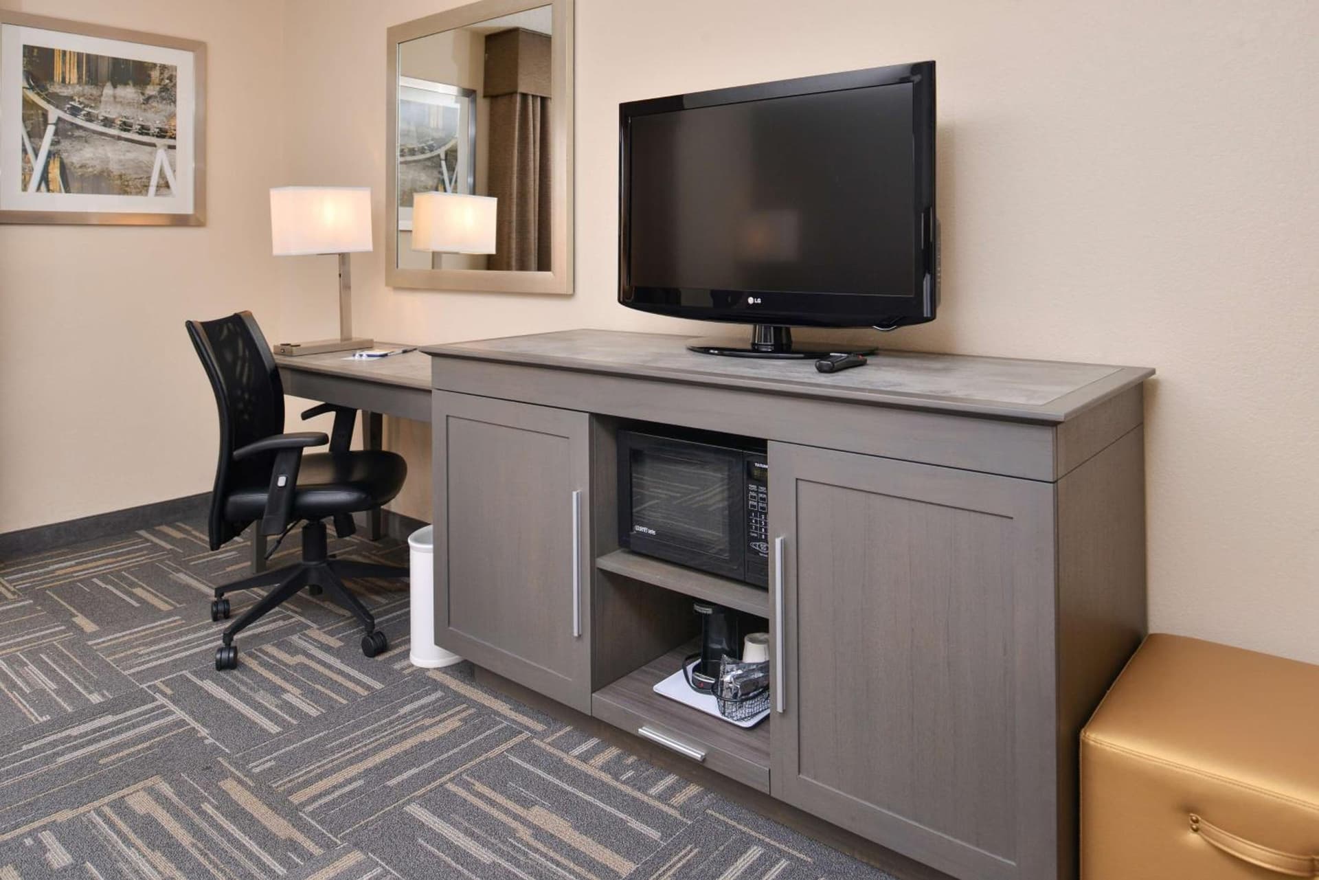 Queen Room with Two Queen Beds - Non-Smoking at Hampton Inn Closest to Universal Orlando in Orlando, FL
