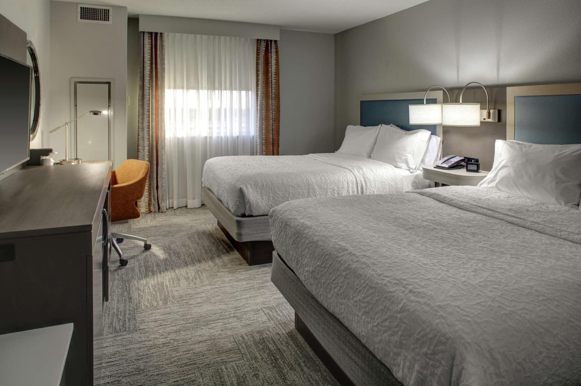 Room with Two Queen Beds - Non-Smoking at Hampton Inn & Suites Miami Airport South/Blue Lagoon in Miami, FL