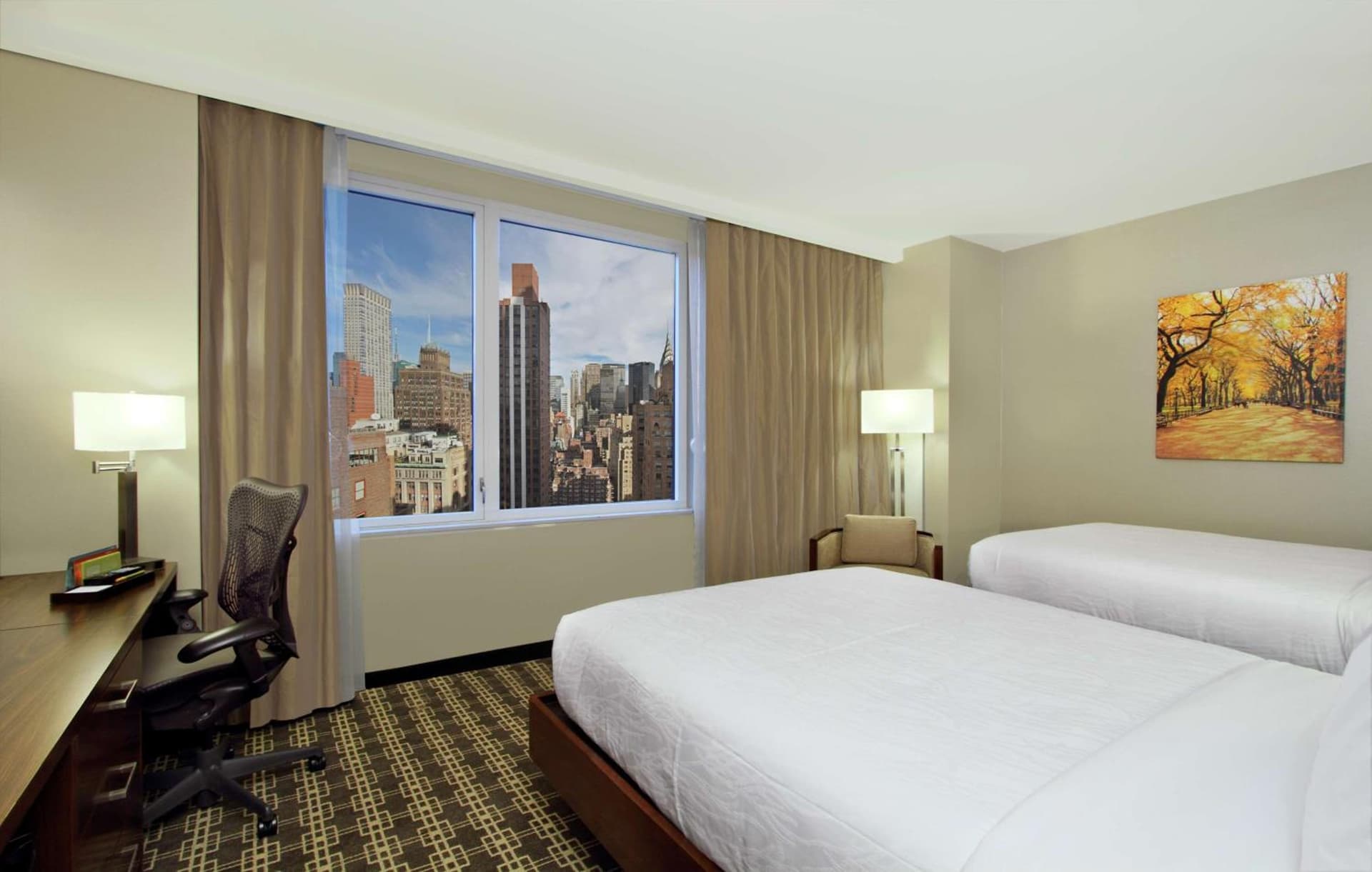 Double Room with Two Double Beds at Hilton Garden Inn New York/Midtown Park Avenue in New York, NY
