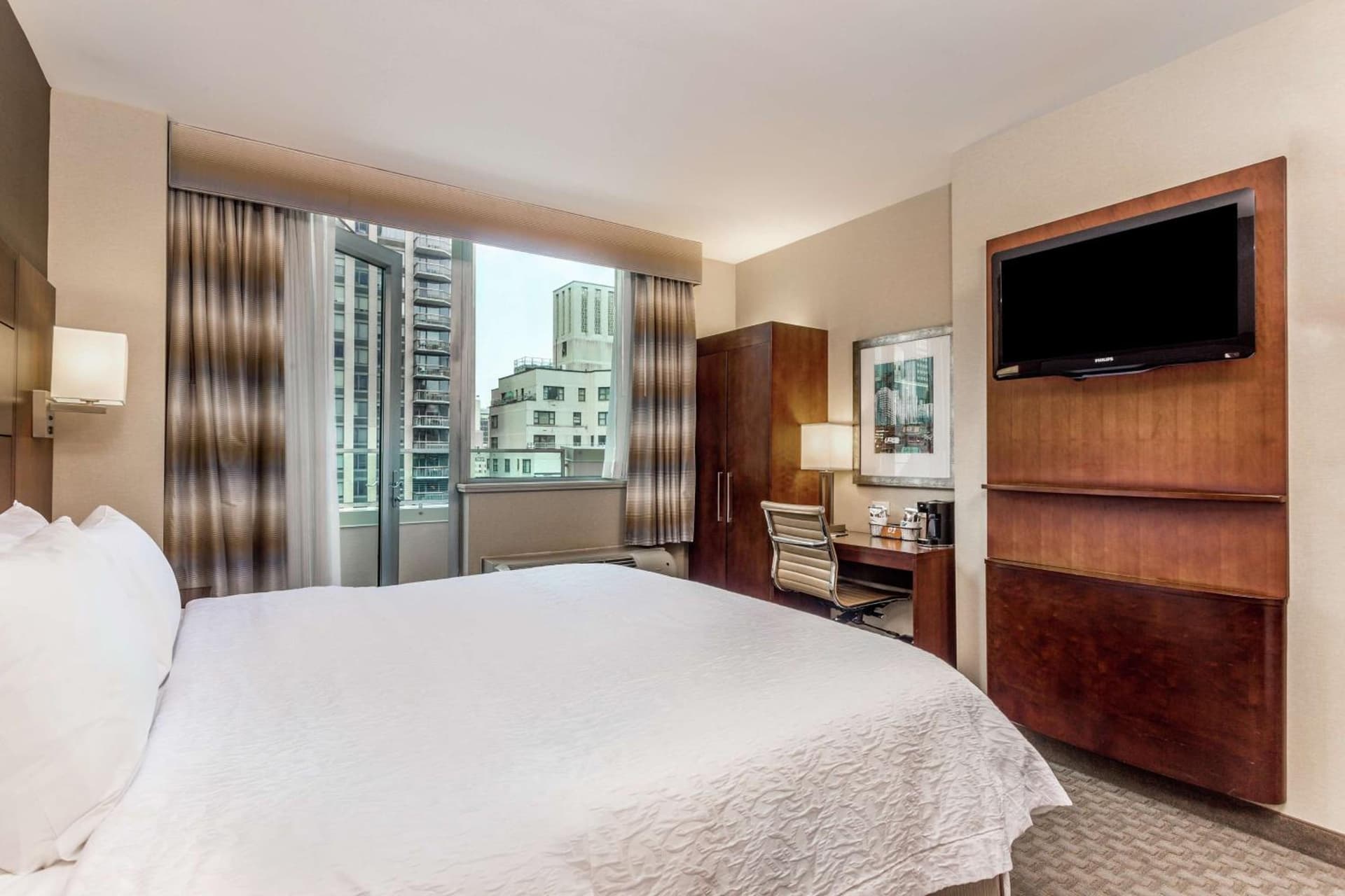 King Room with Balcony at Hampton Inn Manhattan Grand Central in New York, NY