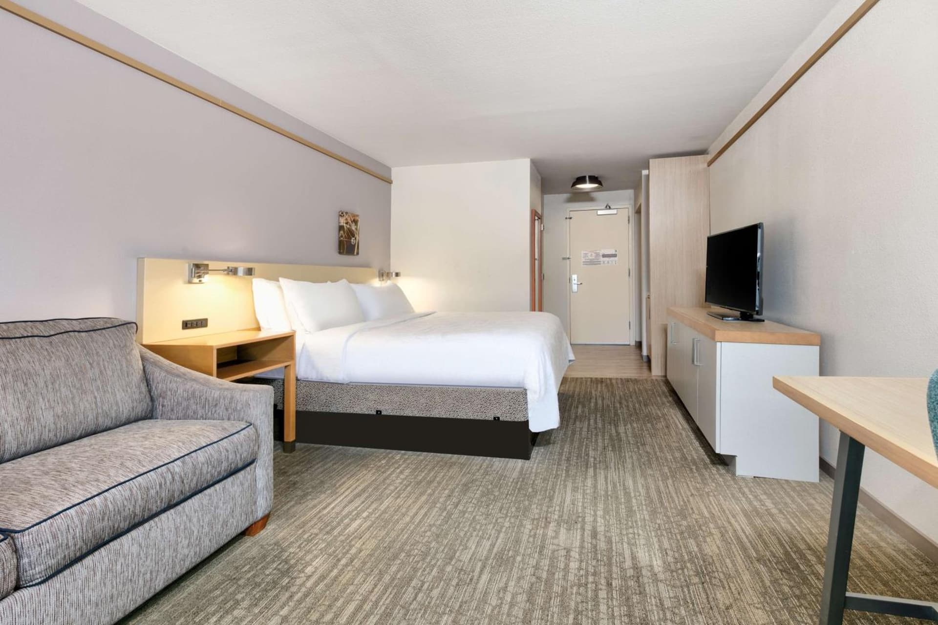 King Room with Sofa Bed at Hilton Garden Inn Irvine East/Lake Forest in Foothill Ranch, CA