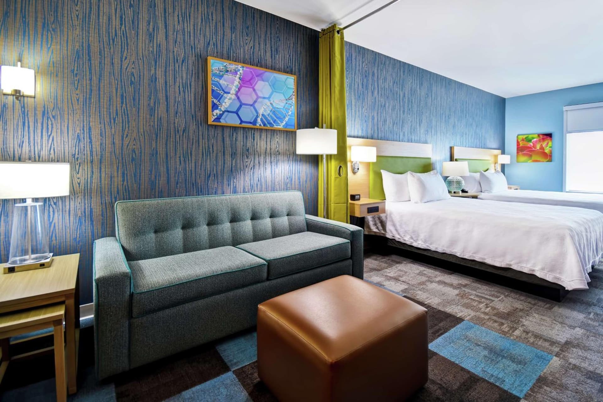 Queen Studio with Two Queen Beds - Non-Smoking at Home2 Suites By Hilton San Francisco Airport North in South San Francisco, CA