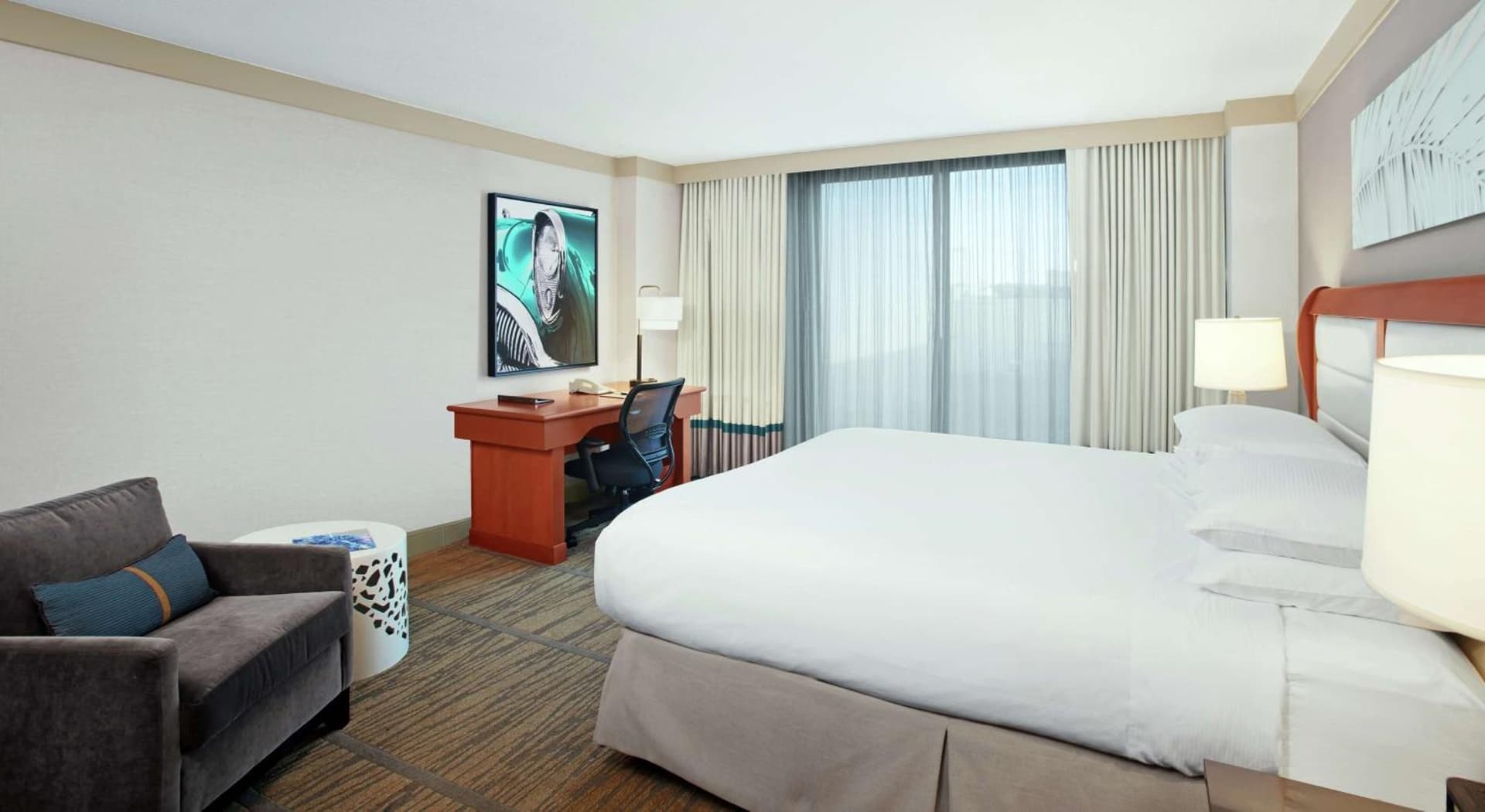 King Room with Sofa Bed at DoubleTree by Hilton Hotel Miami Airport & Convention Center in Miami, FL