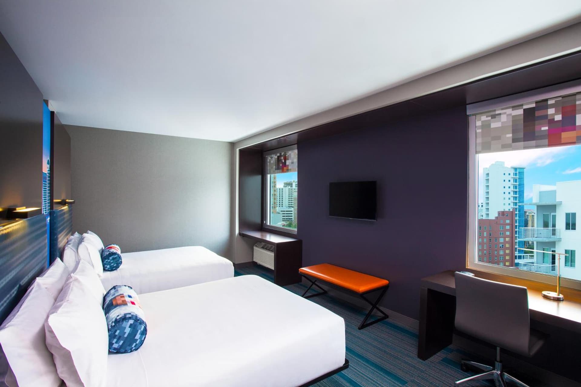 Queen Room with Two Queen Beds - Hearing Accessible at Aloft Sarasota in Sarasota, FL