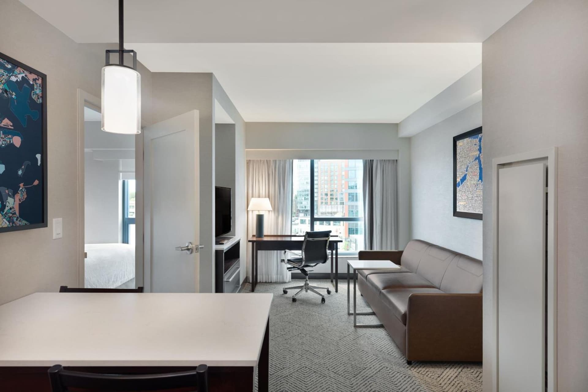 One-Bedroom King Suite with Sofa Bed at Residence Inn by Marriott Boston Back Bay/Fenway in Boston, MA