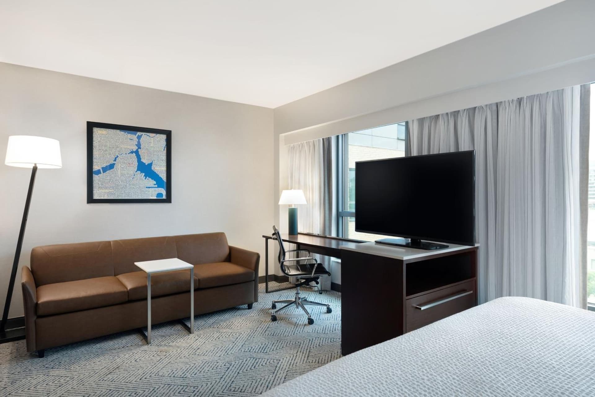 King Studio High Floor, Studio, 1 King, Sofa bed, High floor (Hearing Accessible) at Residence Inn by Marriott Boston Back Bay/Fenway in Boston, MA