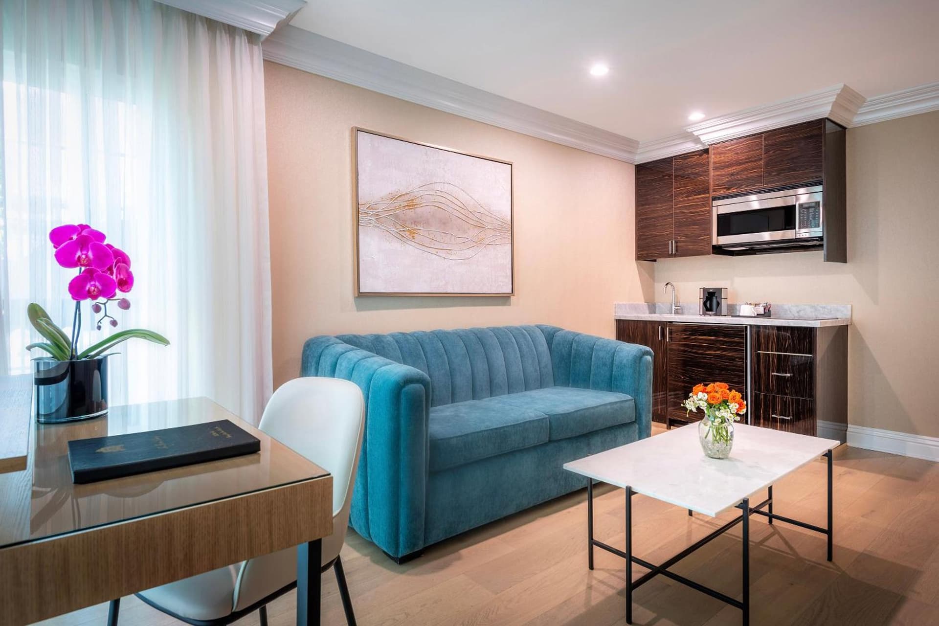 Queen Executive Suite at Beverly Hills Plaza Hotel & Spa in Los Angeles, CA