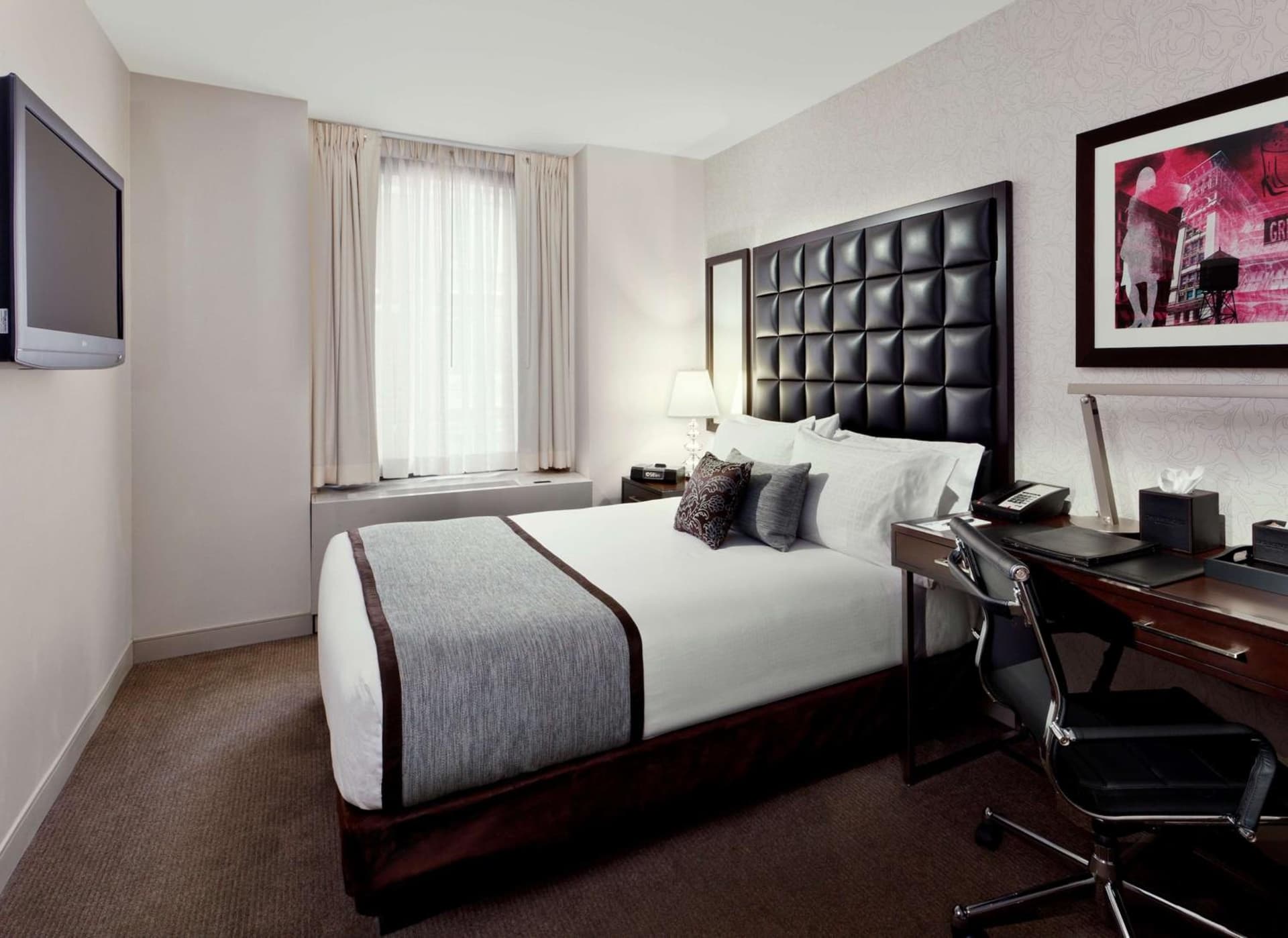 Queen Room at Distrikt Hotel New York City, Tapestry Collection by Hilton in New York, NY
