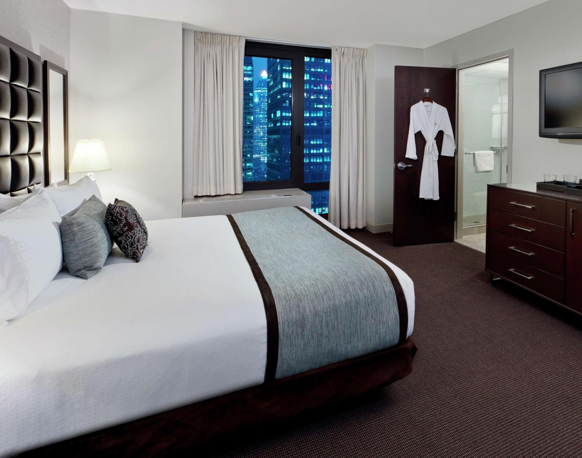Deluxe King Room at Distrikt Hotel New York City, Tapestry Collection by Hilton in New York, NY