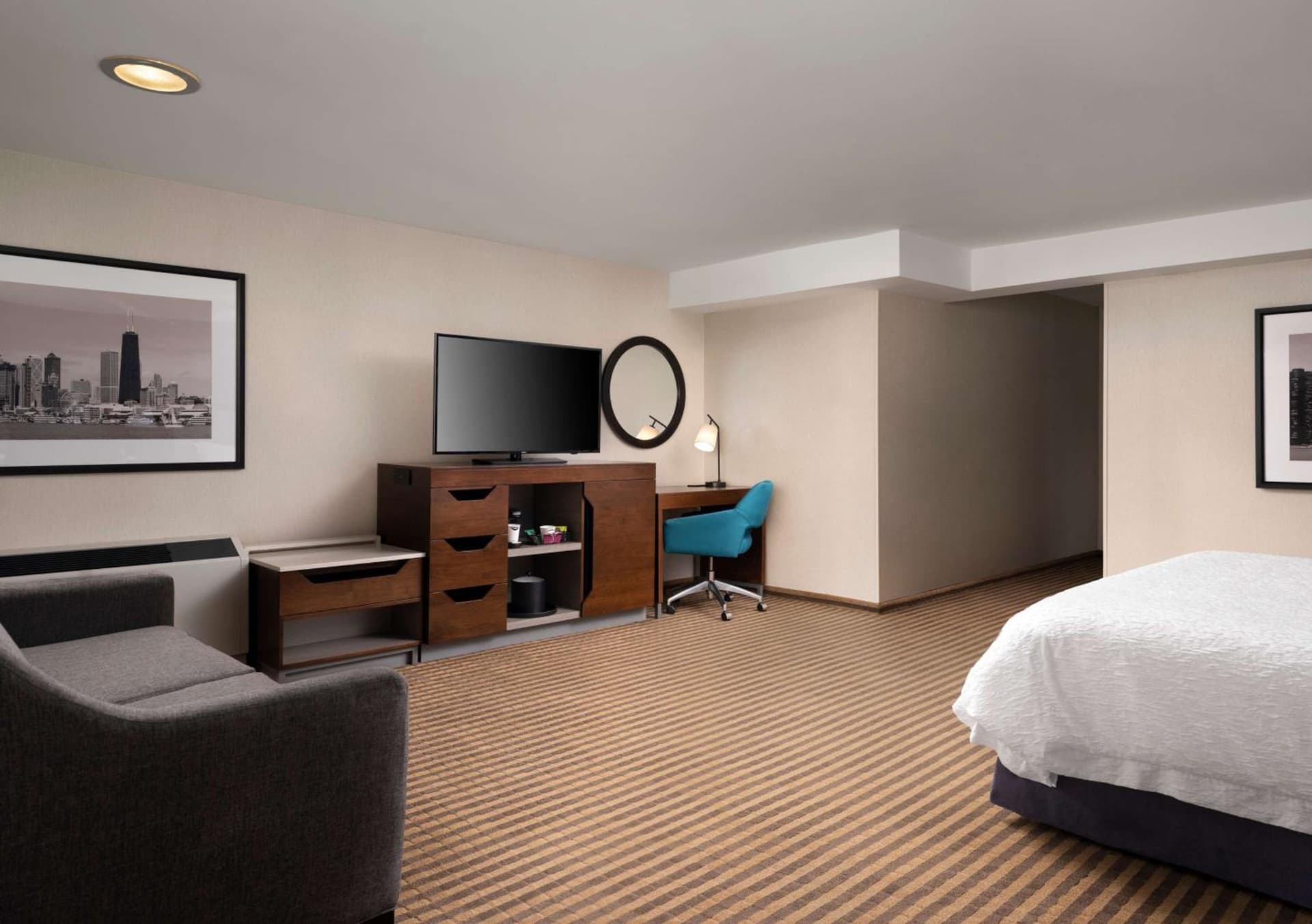 King Room with Sofa Bed at Hampton Inn Chicago Downtown/Magnificent Mile in Chicago, IL