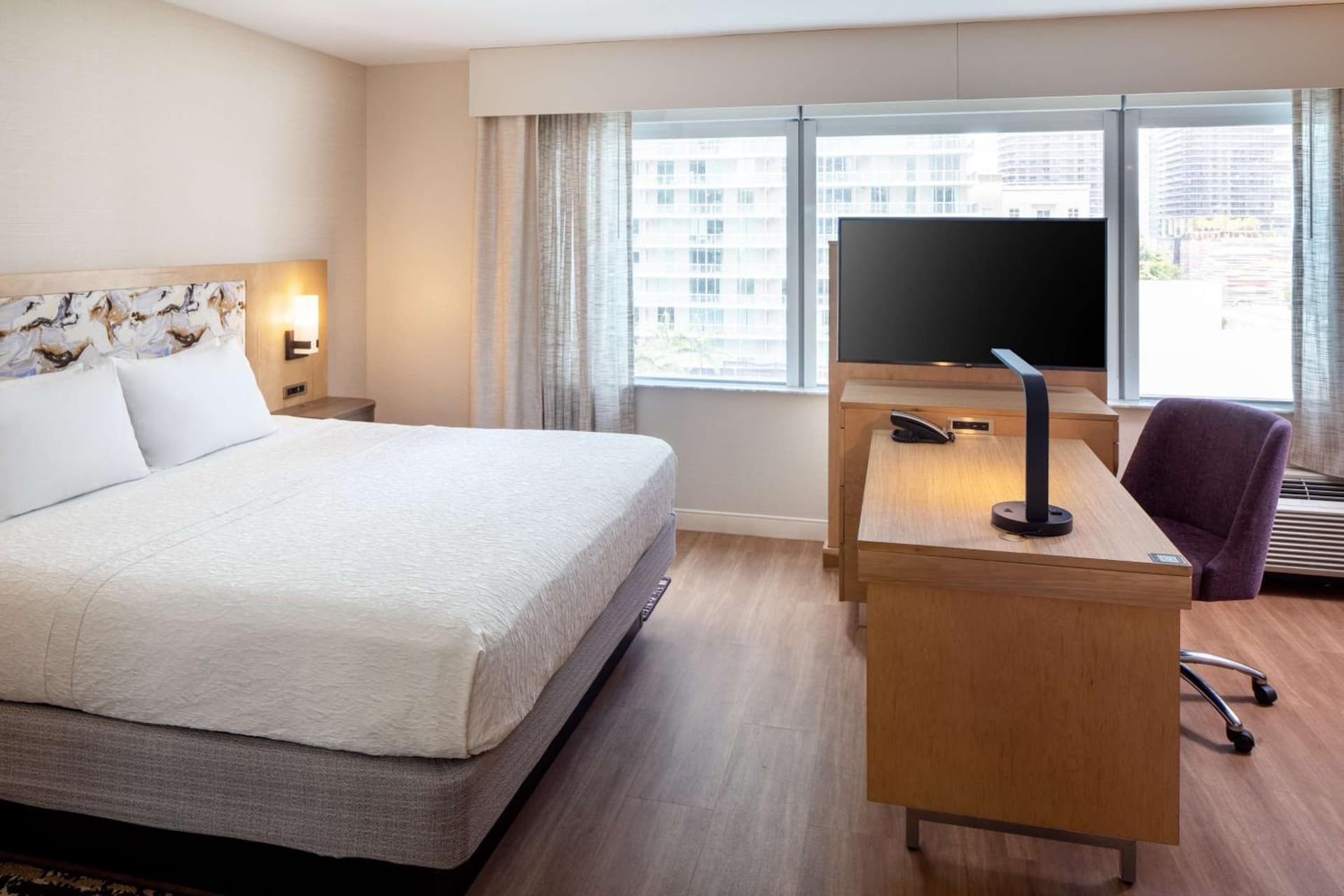 King Studio Suite - Non-Smoking at Hampton Inn & Suites by Hilton Miami Downtown/Brickell in Miami, FL