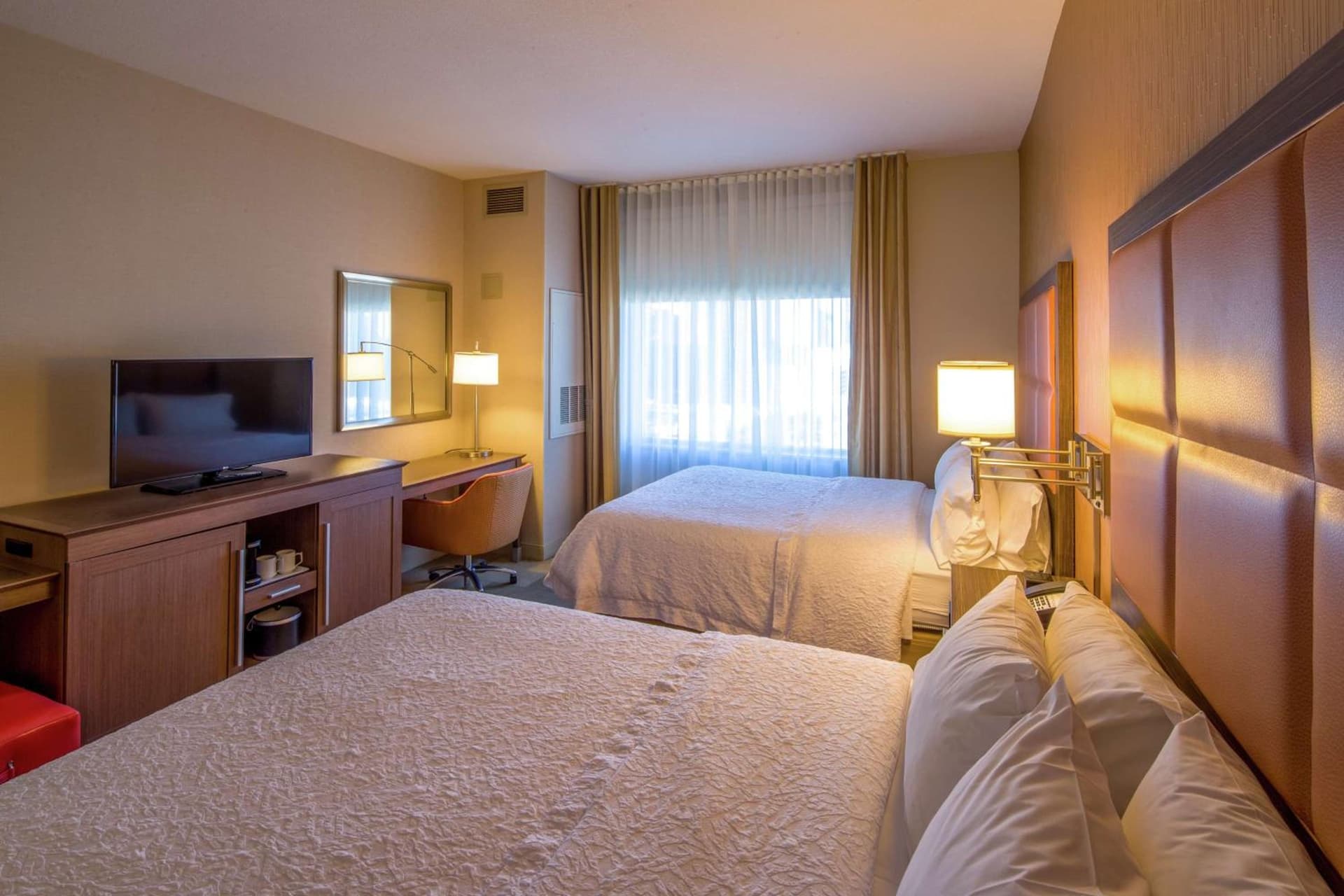 Queen Room with Two Queen Beds - Non-Smoking at Hampton Inn Houston Downtown in Houston, TX
