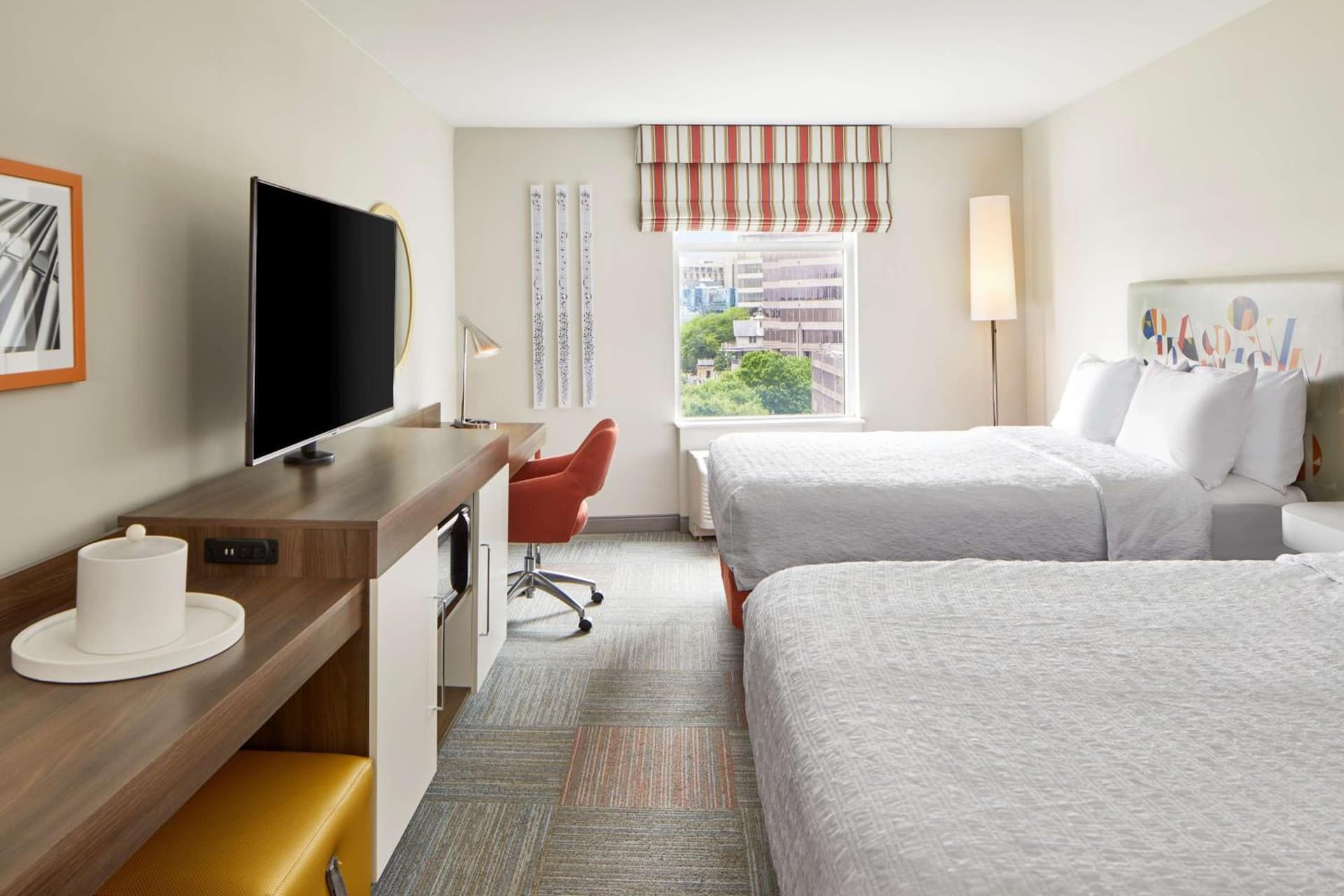 Queen Room with Two Queen Beds at Hampton Inn & Suites Atlanta-Midtown, Ga in Atlanta, GA