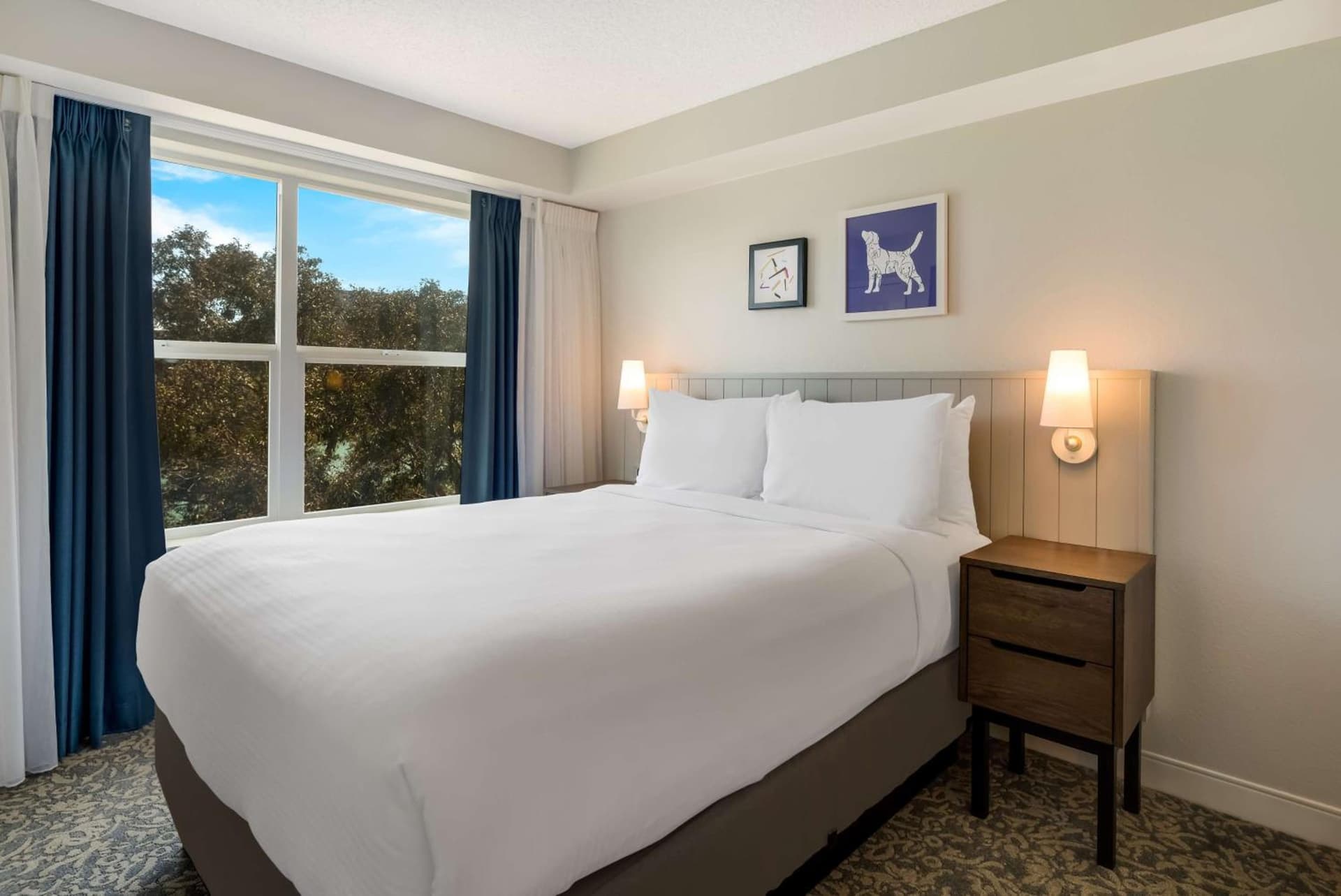 One Bedroom Suite Queen at Sonesta ES Suites San Francisco Airport Oyster Point Waterfront in South San Francisco, CA
