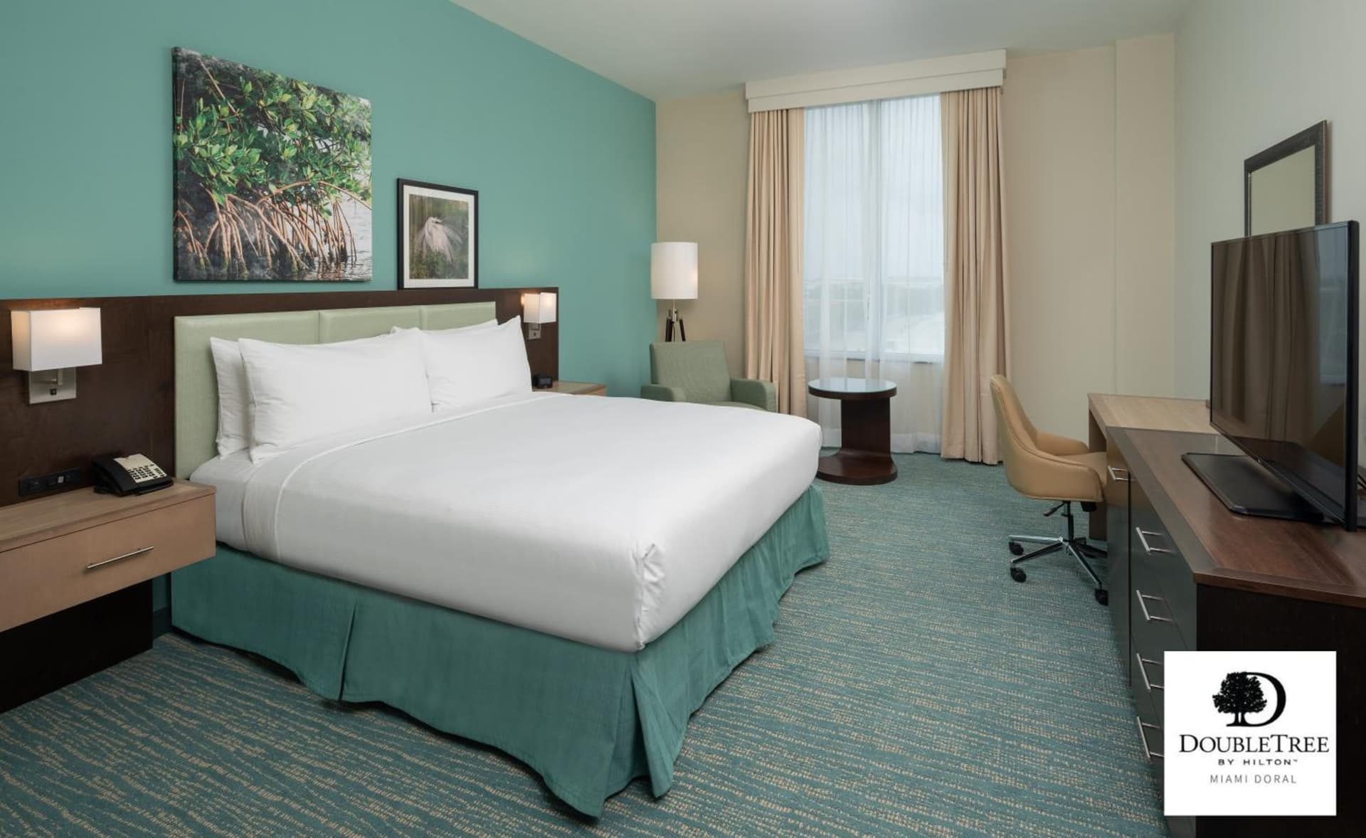 King Room at DoubleTree by Hilton Miami Doral in Miami, FL