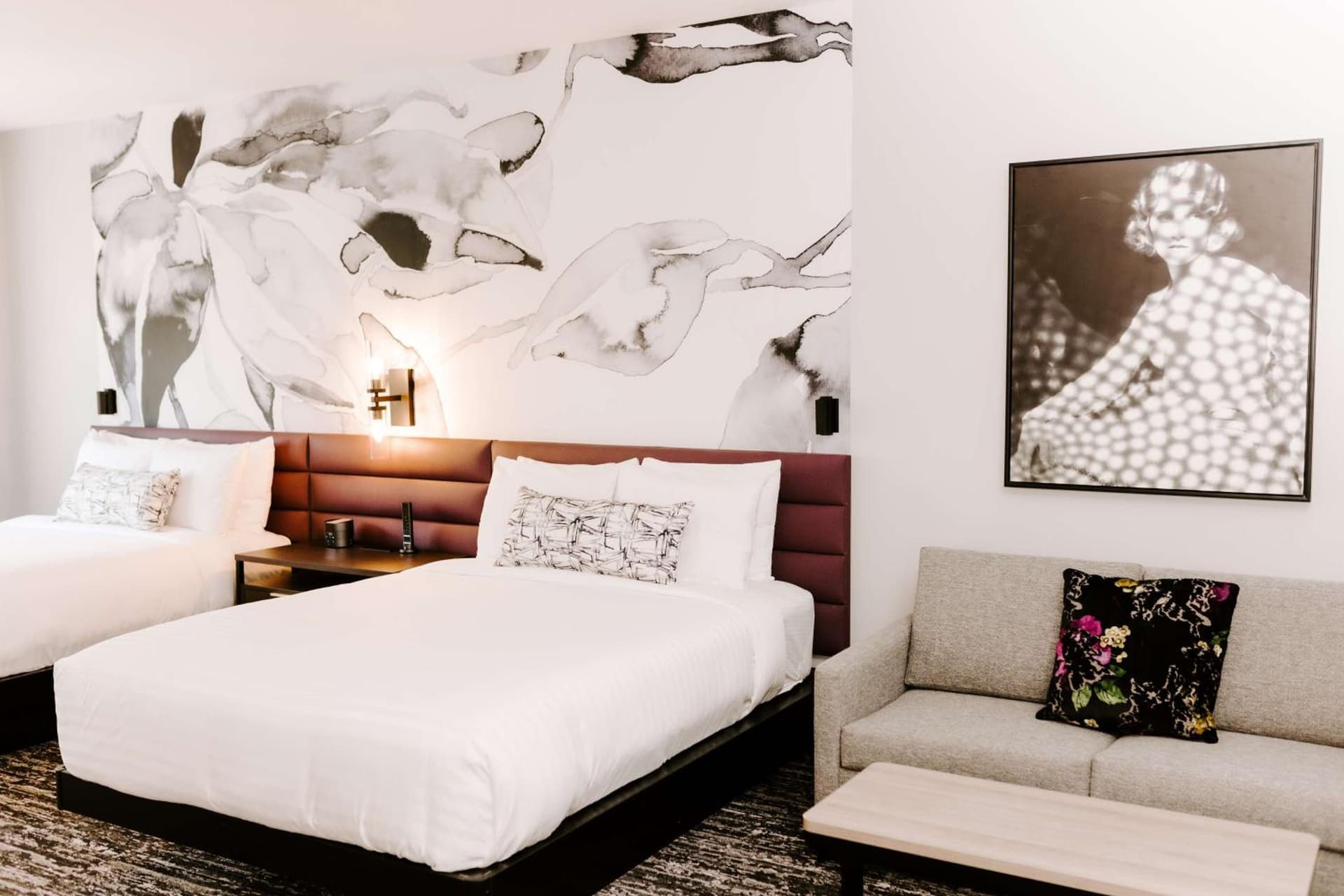 Queen Suite with Roll-In Shower and Sofa Bed - Disability Access/Non-Smoking at Aiden San Antonio Riverwalk in San Antonio, TX