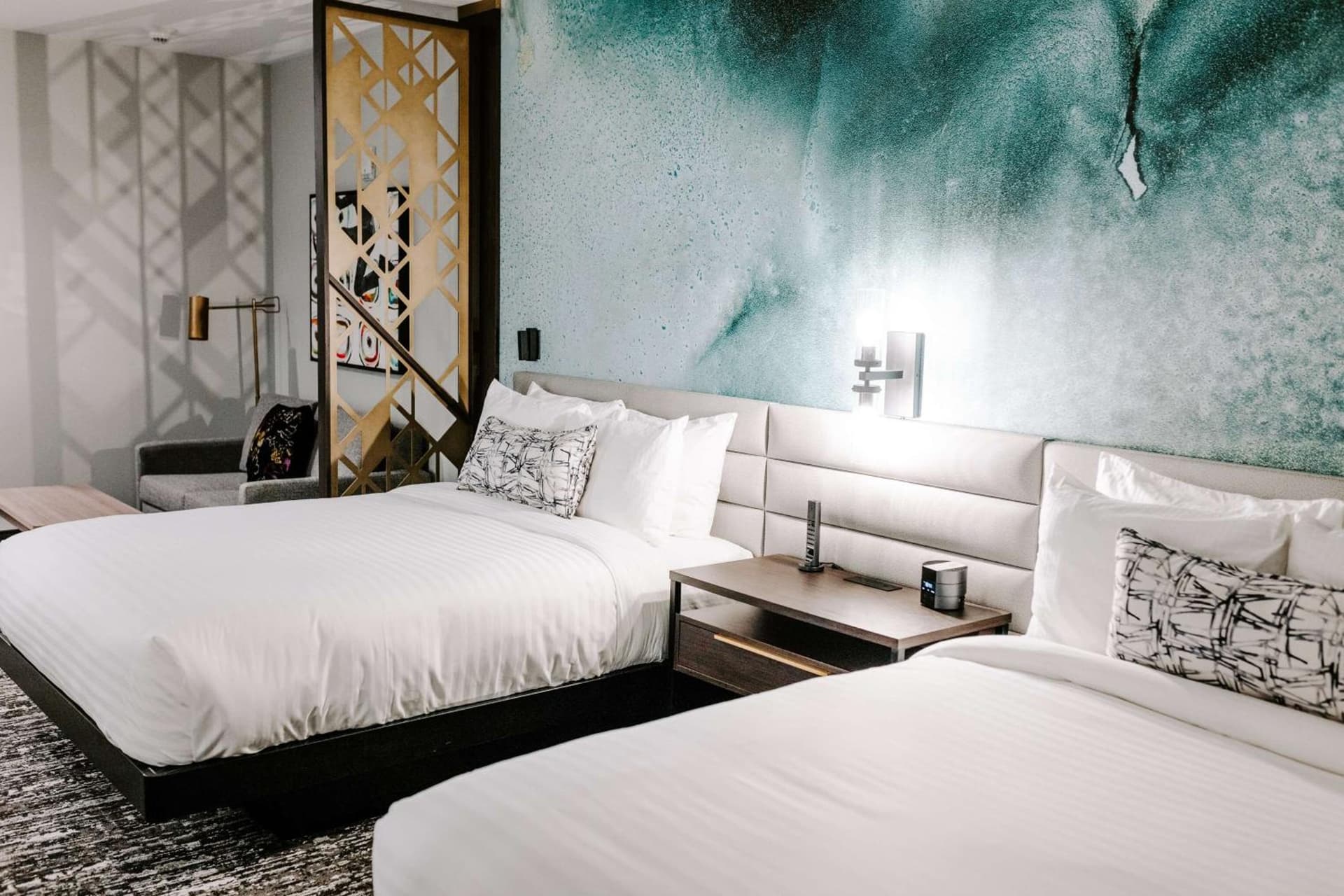 Queen Room with Two Queen Beds - Non-Smoking at Aiden San Antonio Riverwalk in San Antonio, TX