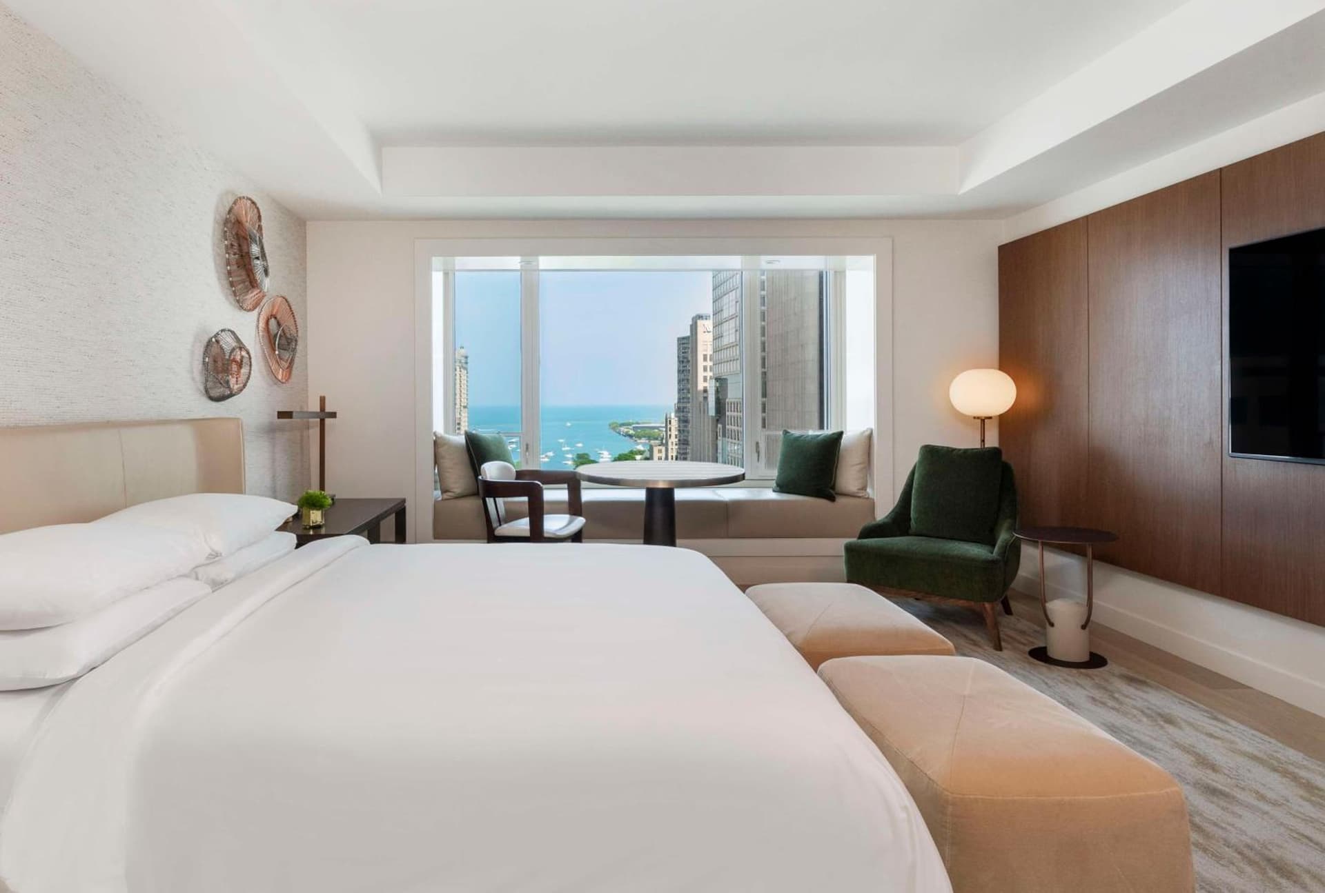 Deluxe King Room with Lake View at Park Hyatt Chicago in Chicago, IL
