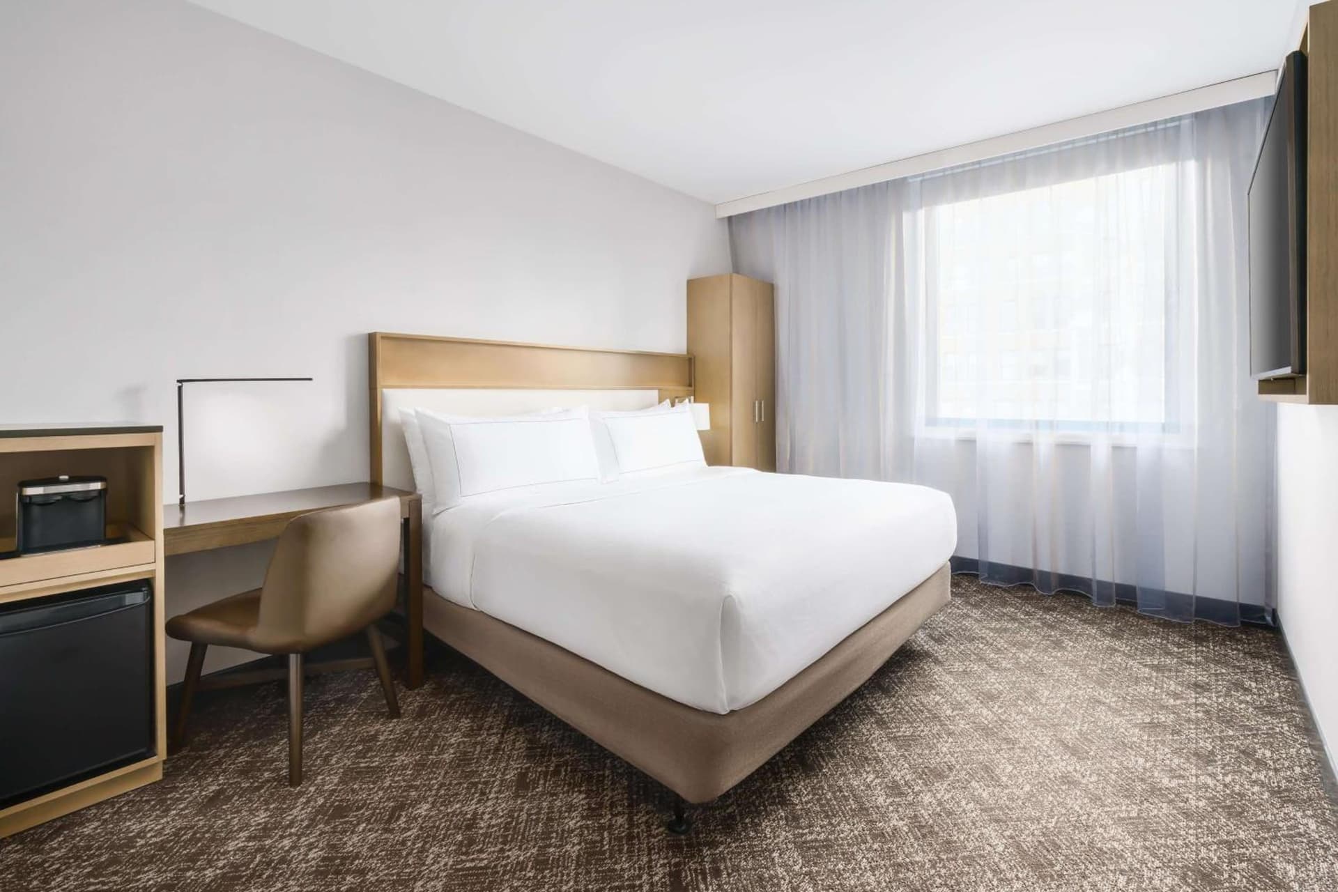 King Room with Roll-In Shower - Mobility Access at DoubleTree by Hilton New York Times Square South in New York, NY
