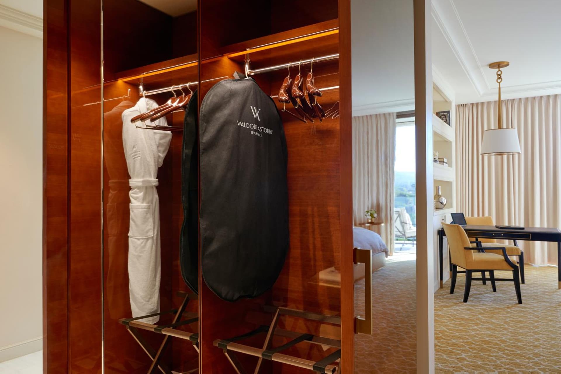 Beverly Hills Junior Suite with Terrace at Waldorf Astoria Beverly Hills in Los Angeles, CA