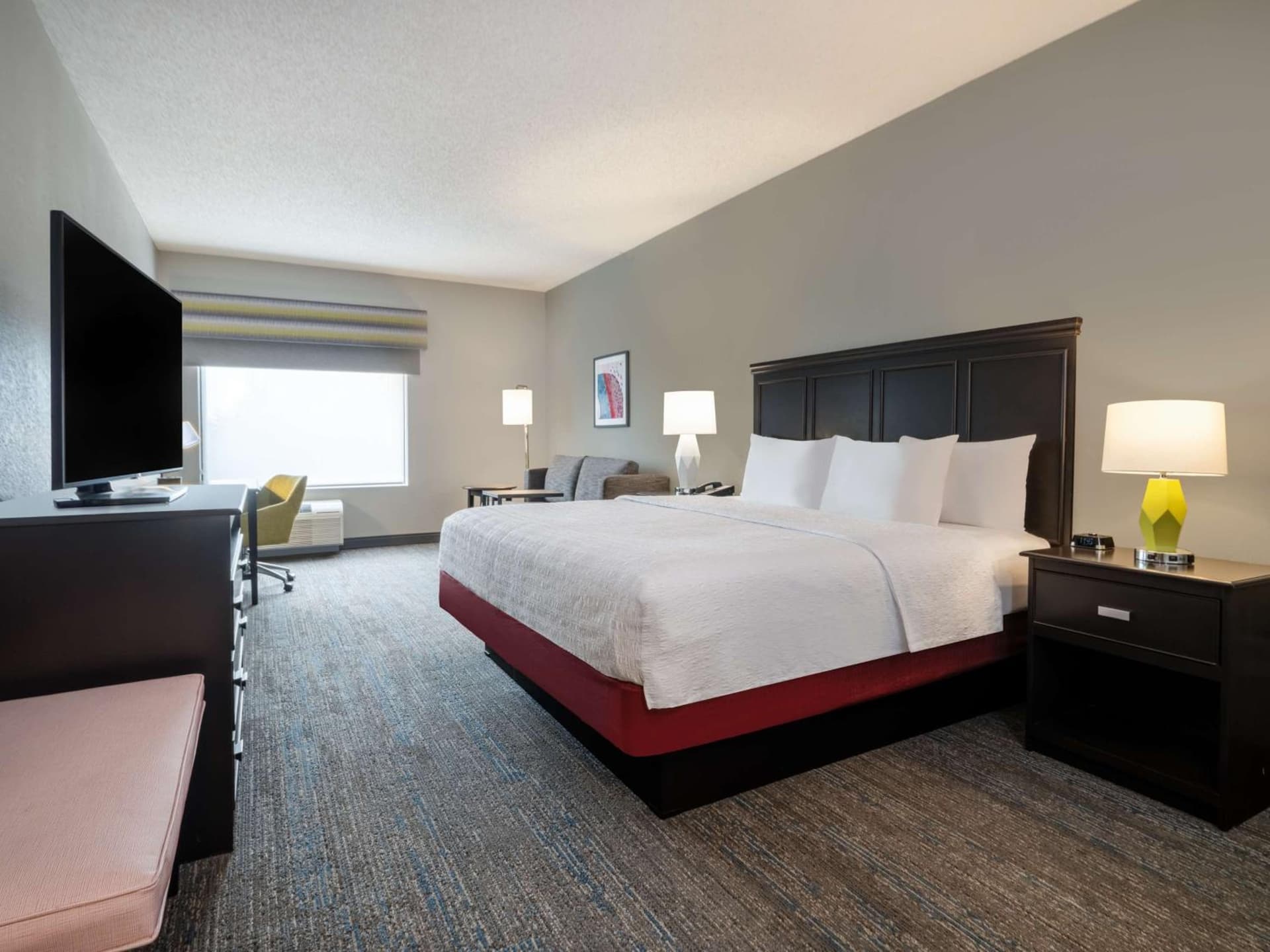 King Room with King Bed - Non-Smoking at Hampton Inn West Palm Beach-Florida Turnpike in West Palm Beach, FL