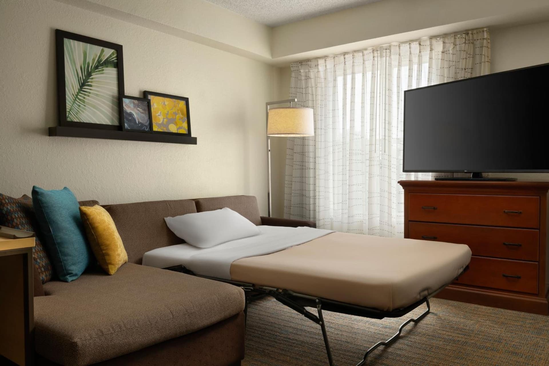 One-Bedroom King Suite with Sofa Bed at Residence Inn Orlando Lake Buena Vista in Orlando, FL