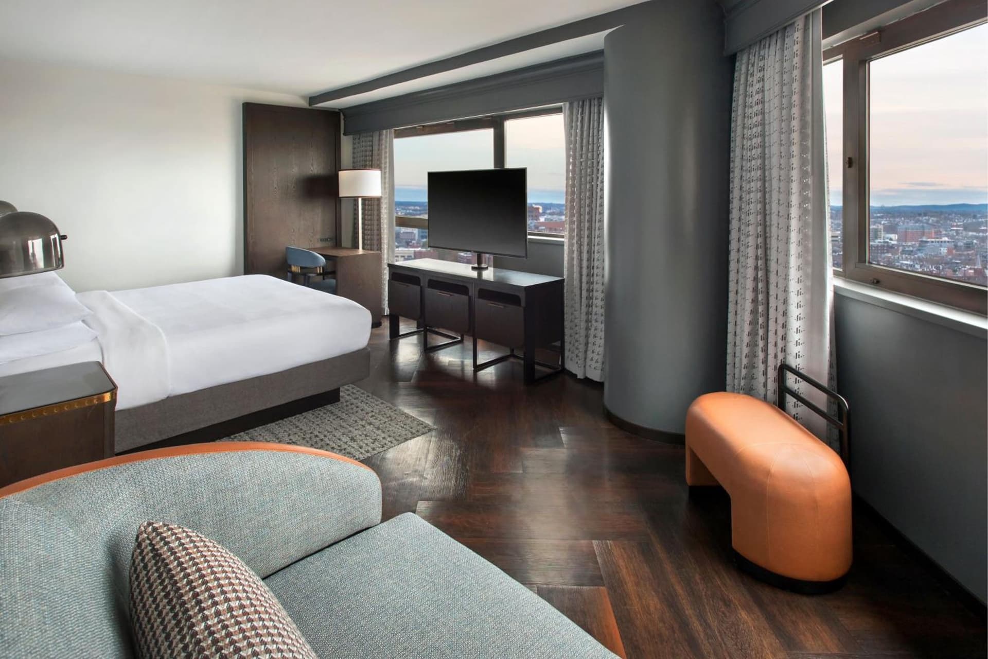 Corner King Room at Boston Marriott Copley Place in Boston, MA
