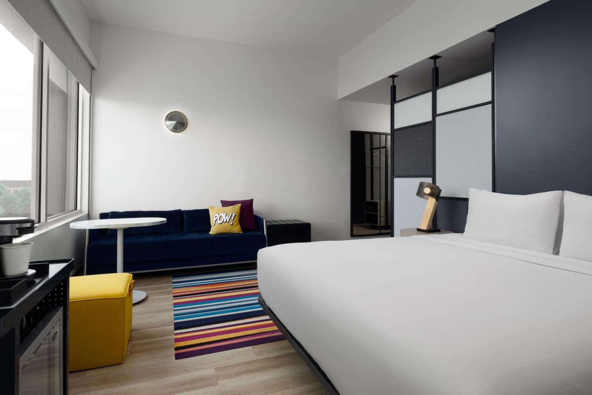 King Room with Sofa Bed and Lake View at Aloft Orlando Lake Buena Vista in Orlando, FL
