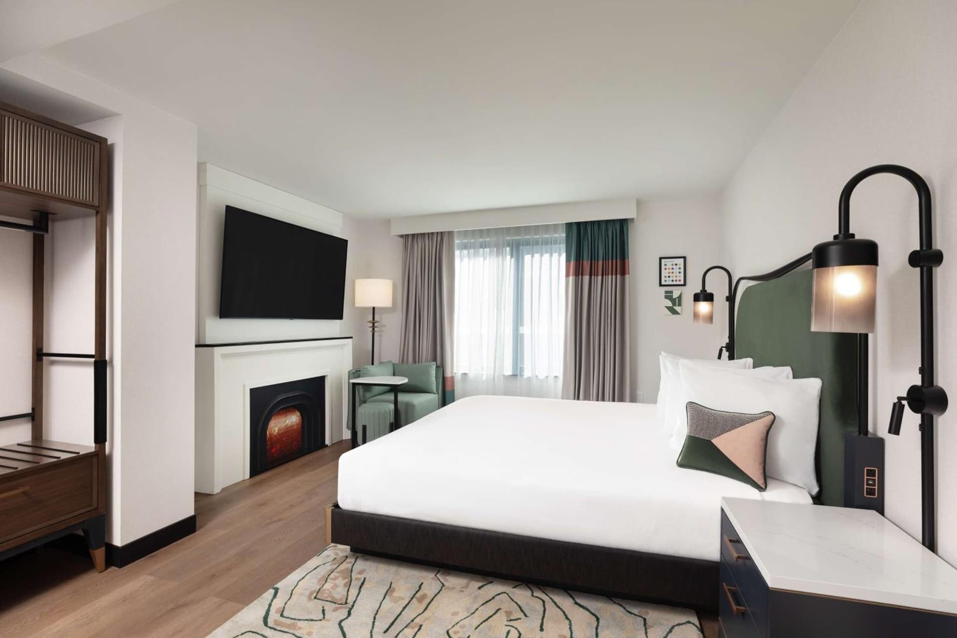 Deluxe King Room at Pennyweight Hotel Boston, Curio Collection by Hilton in Boston, MA