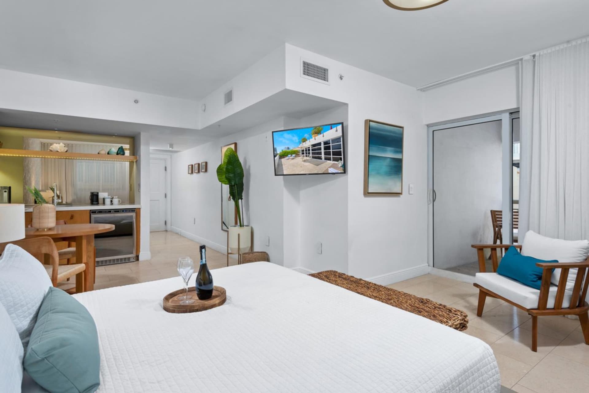 King Studio with Balcony at Bentley Hotel South Beach in Miami Beach, FL