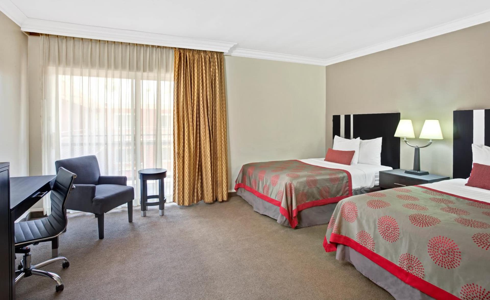 2 Double Beds at The Live Hotel in Los Angeles, CA