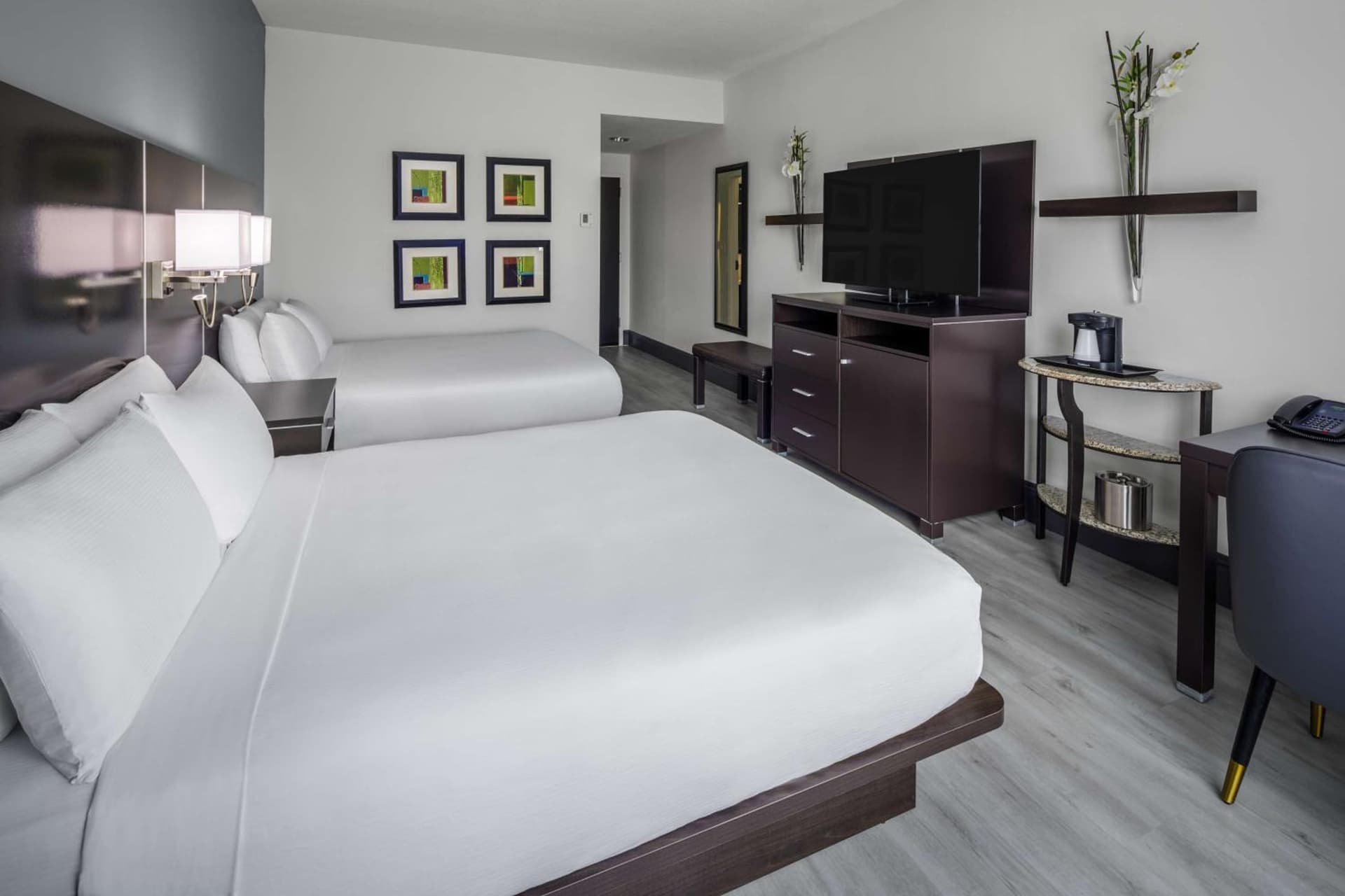 Queen Room with Two Queen Beds at DoubleTree by Hilton Sarasota Bradenton Airport in Sarasota, FL