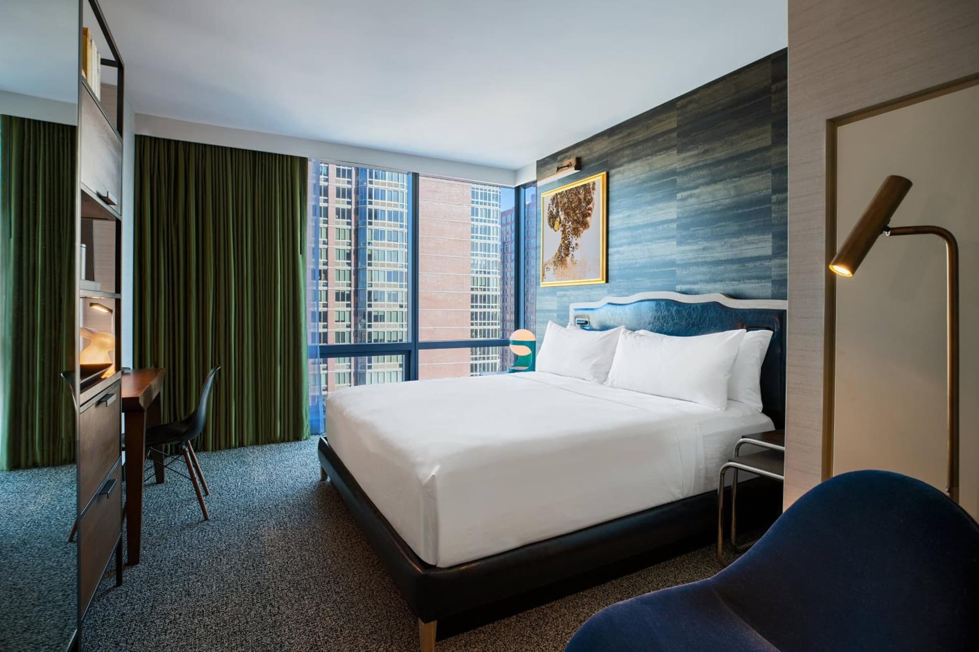 Guest room, 1 King, City view, Corner room at Renaissance New York Chelsea Hotel in New York, NY