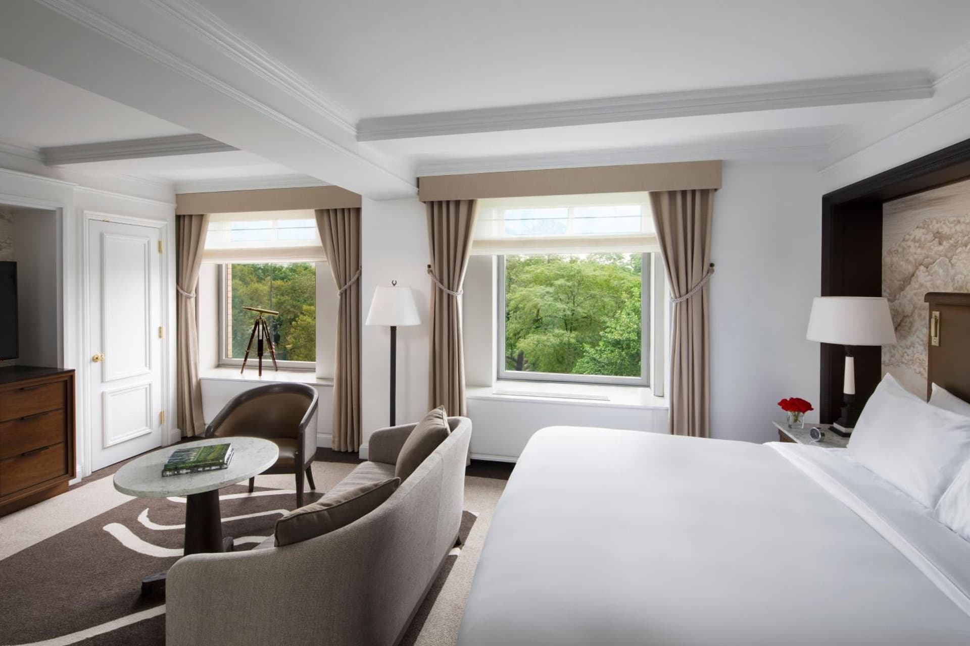 Park View Room, 1 King Bed at The Ritz-Carlton New York, Central Park in New York, NY