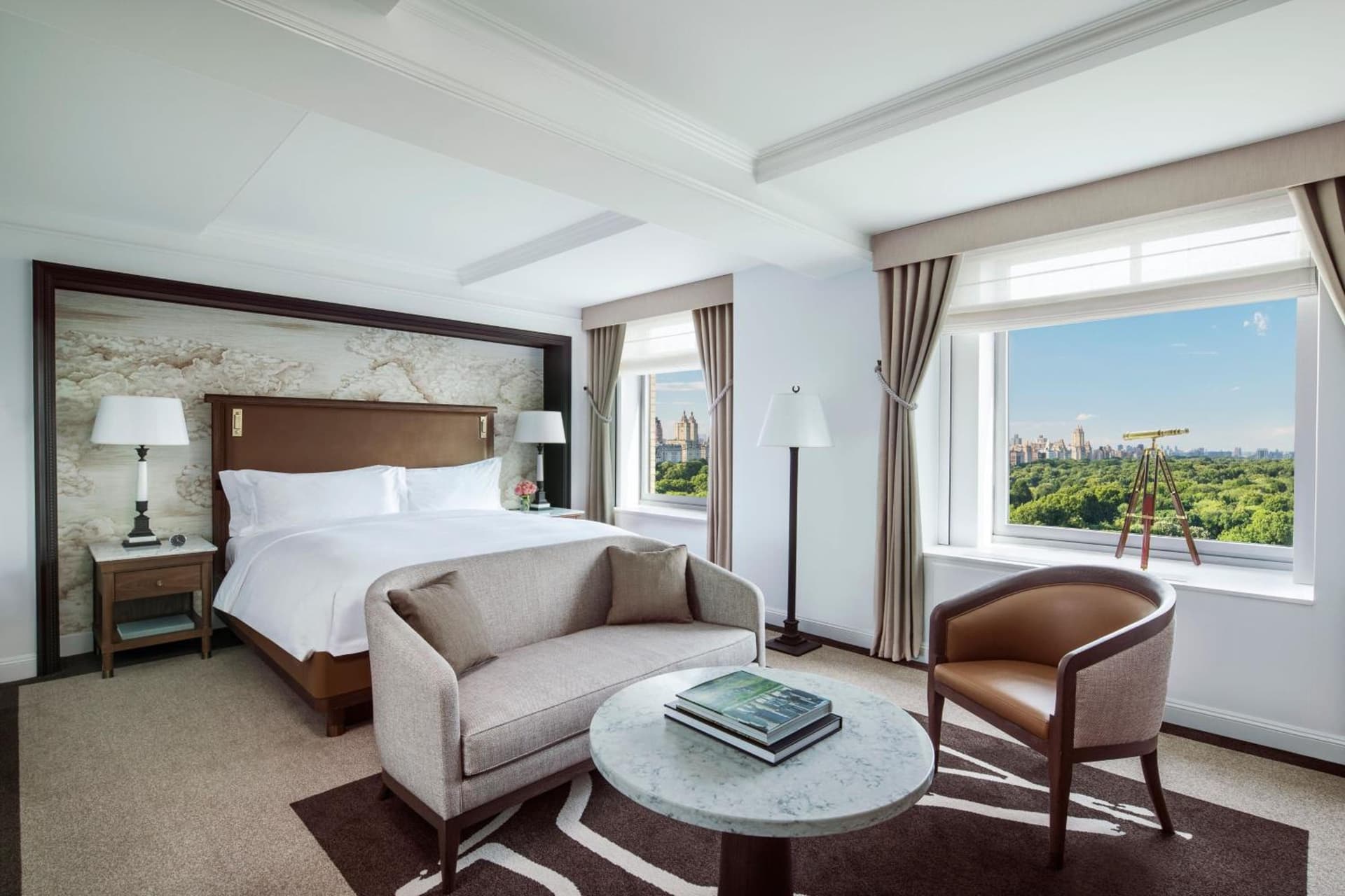 Grand Park View Room, 1 King Bed at The Ritz-Carlton New York, Central Park in New York, NY