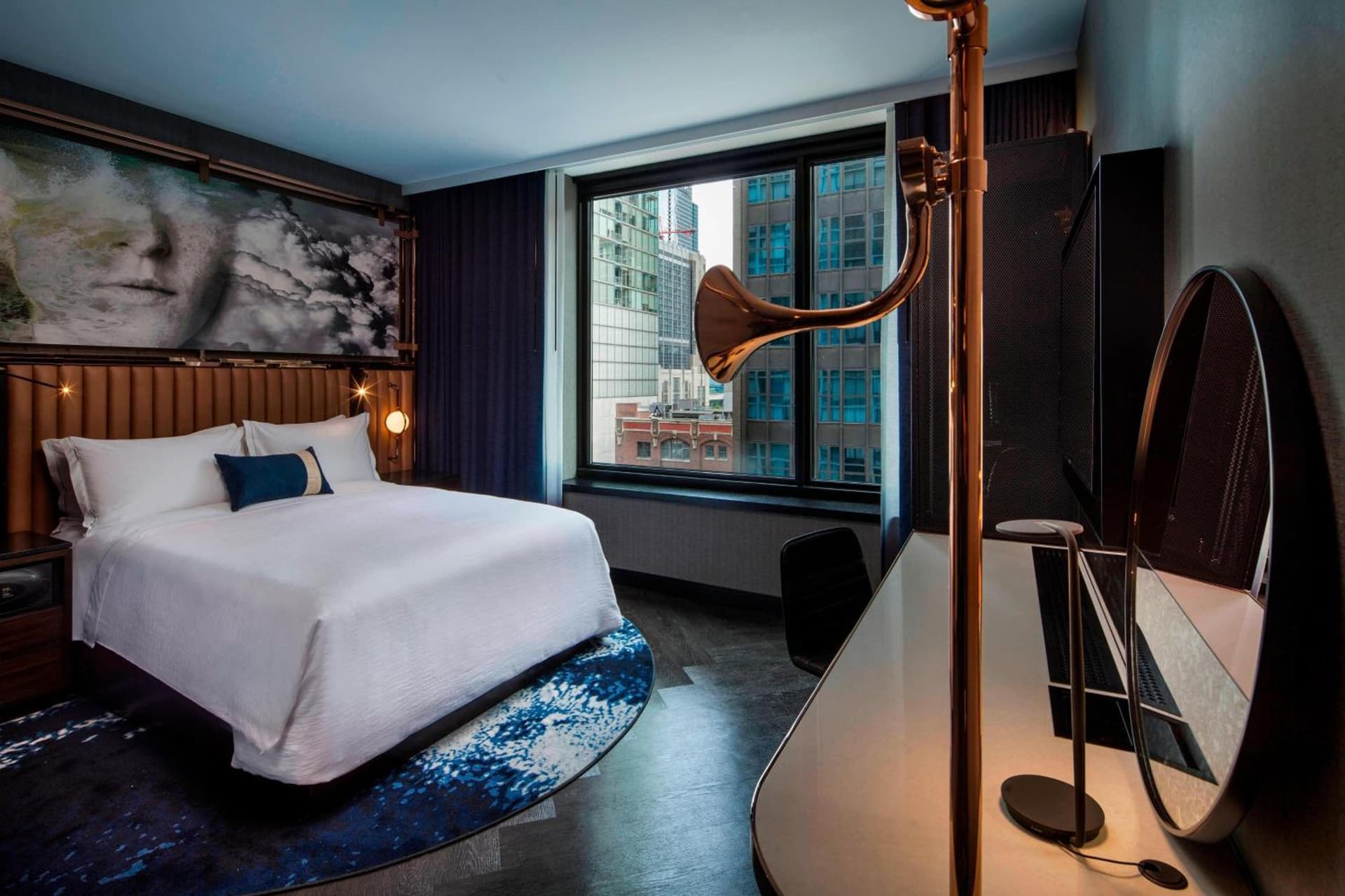 Queen Room with City View at Hotel EMC2, Autograph Collection in Chicago, IL