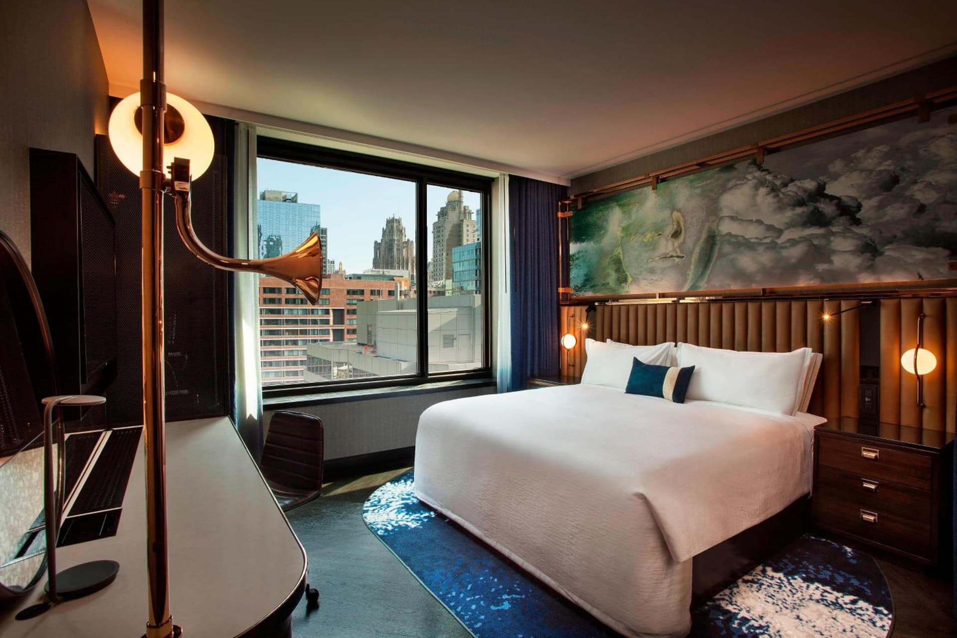 King Room with City View at Hotel EMC2, Autograph Collection in Chicago, IL