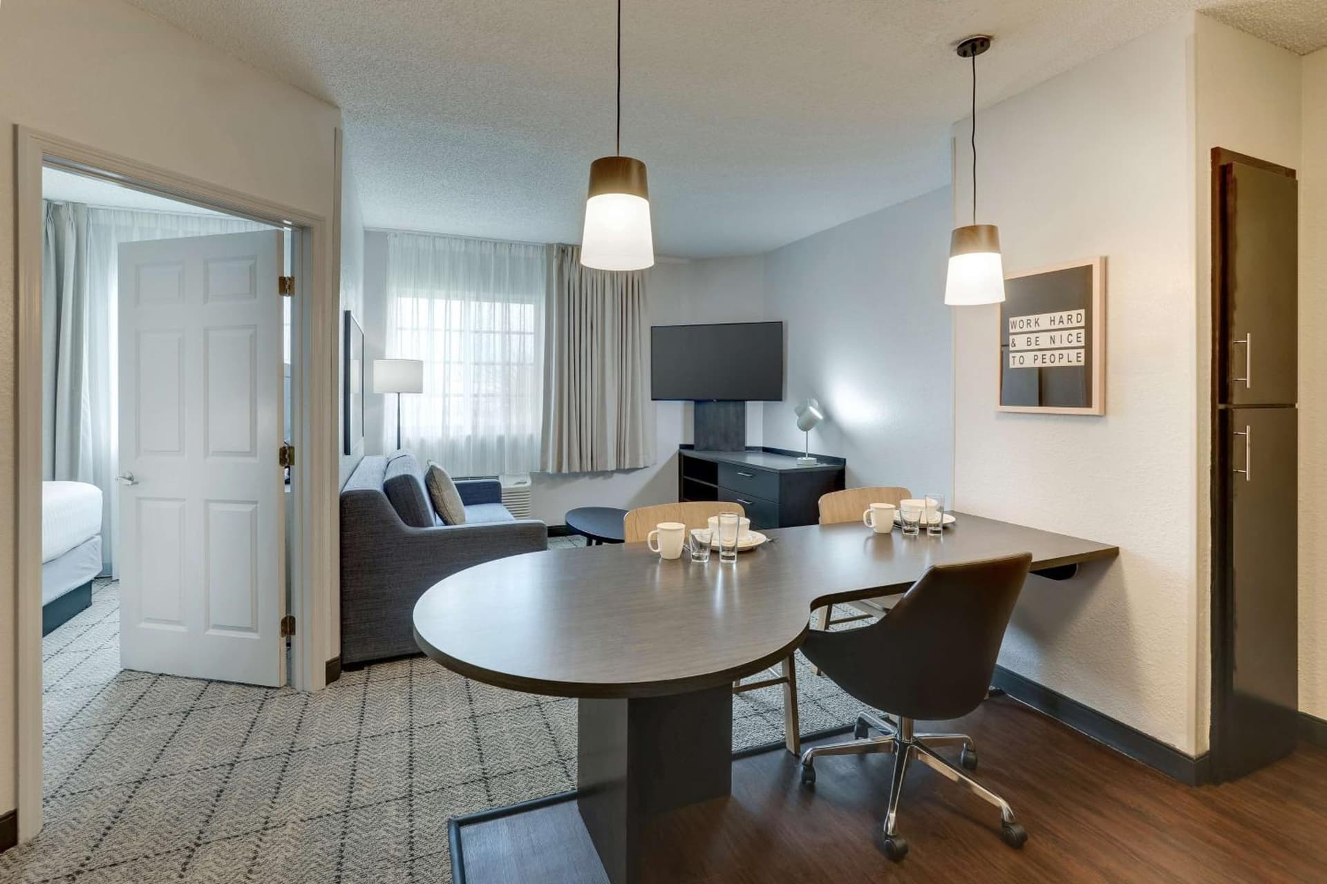 One-Bedroom King Suite with Sofa Bed-Hearing Accessible at Sonesta Simply Suites Miami Airport Doral in Miami, FL