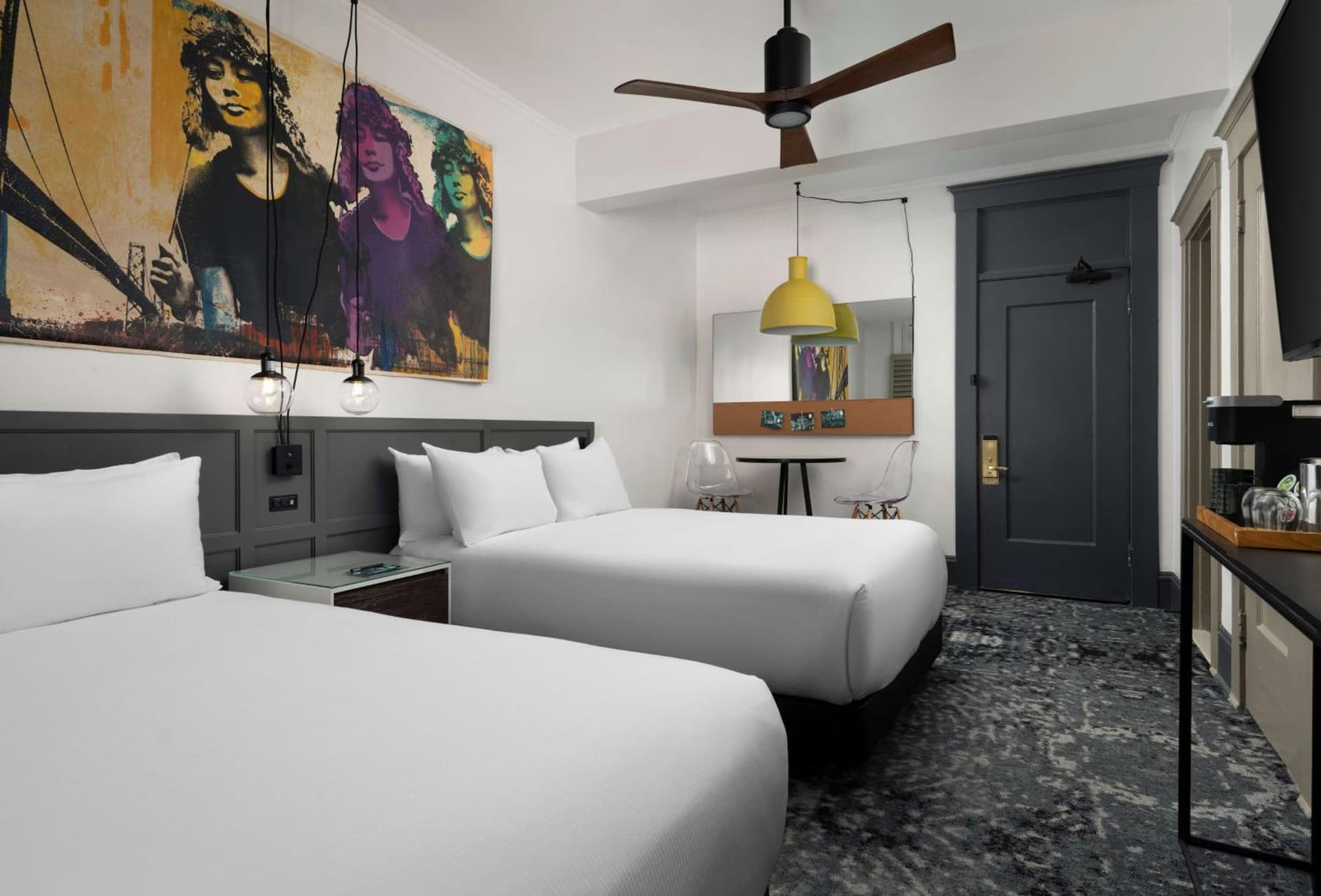 Queen Room with Two Queen Beds at The Barnes San Francisco, Tapestry Collection by Hilton in San Francisco, CA