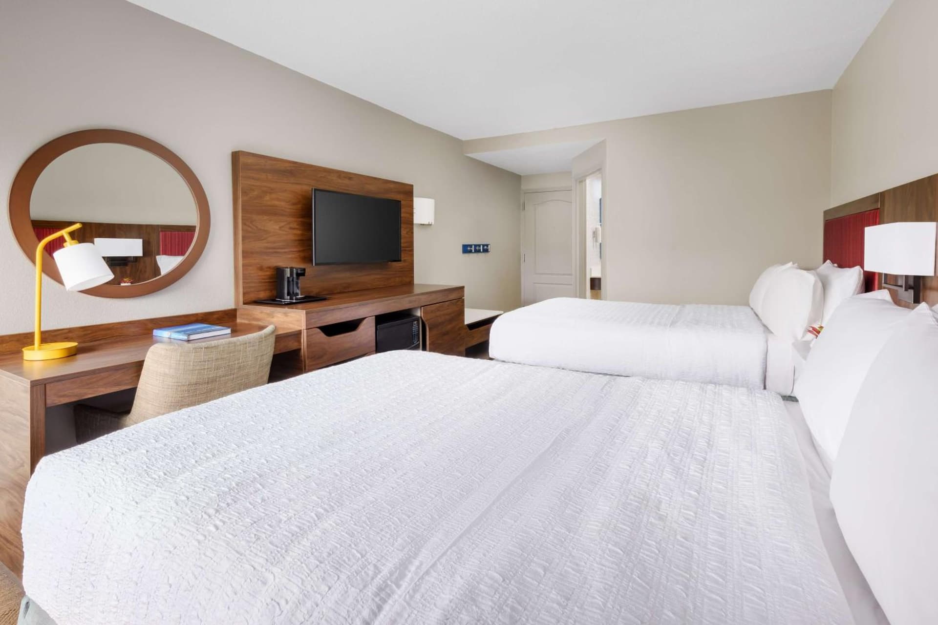 Double Room with Two Double Beds - Non-Smoking at Hampton Inn Ft. Lauderdale-Cypress Creek in Fort Lauderdale, FL
