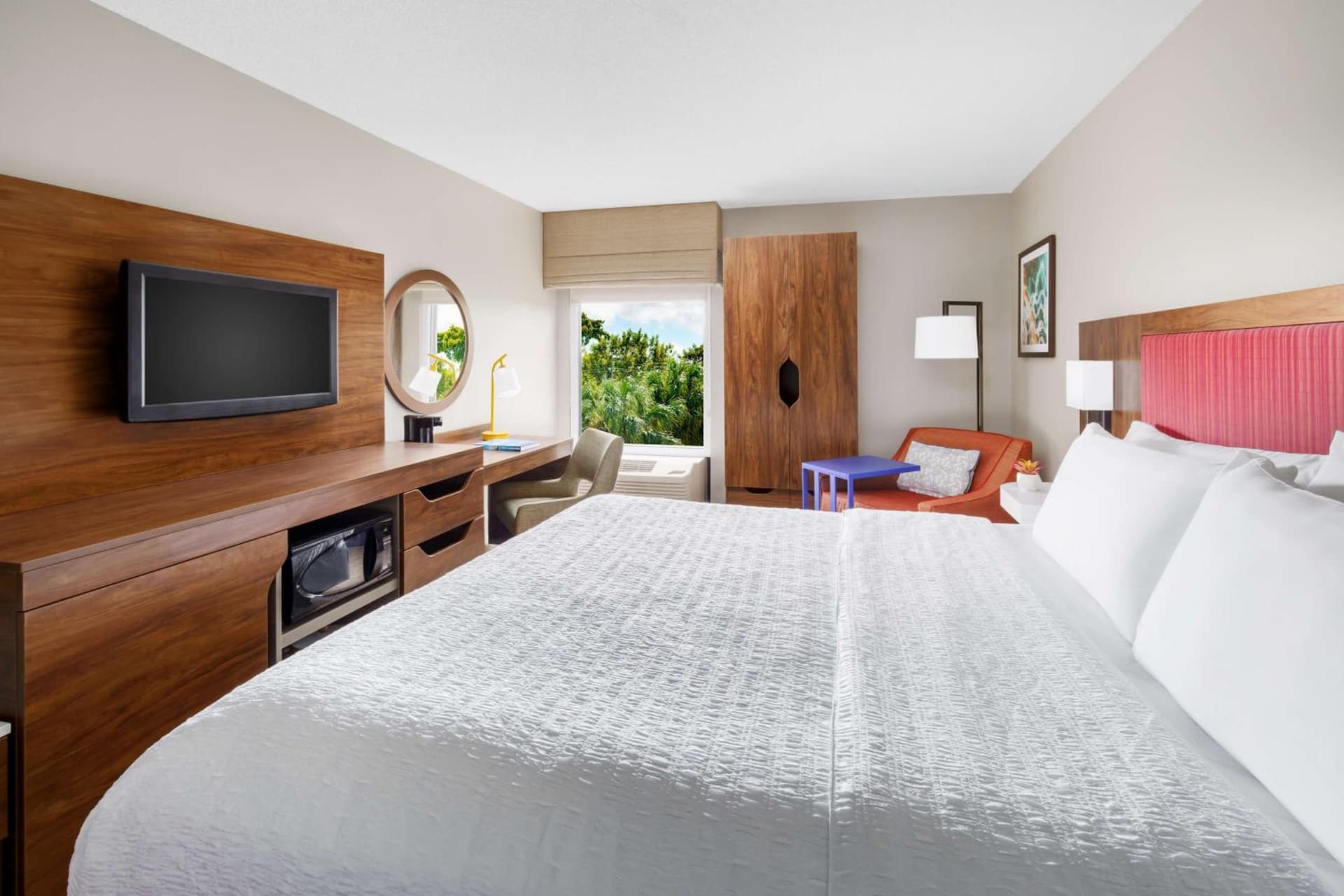 King Room with King Bed - Non-Smoking at Hampton Inn Ft. Lauderdale-Cypress Creek in Fort Lauderdale, FL