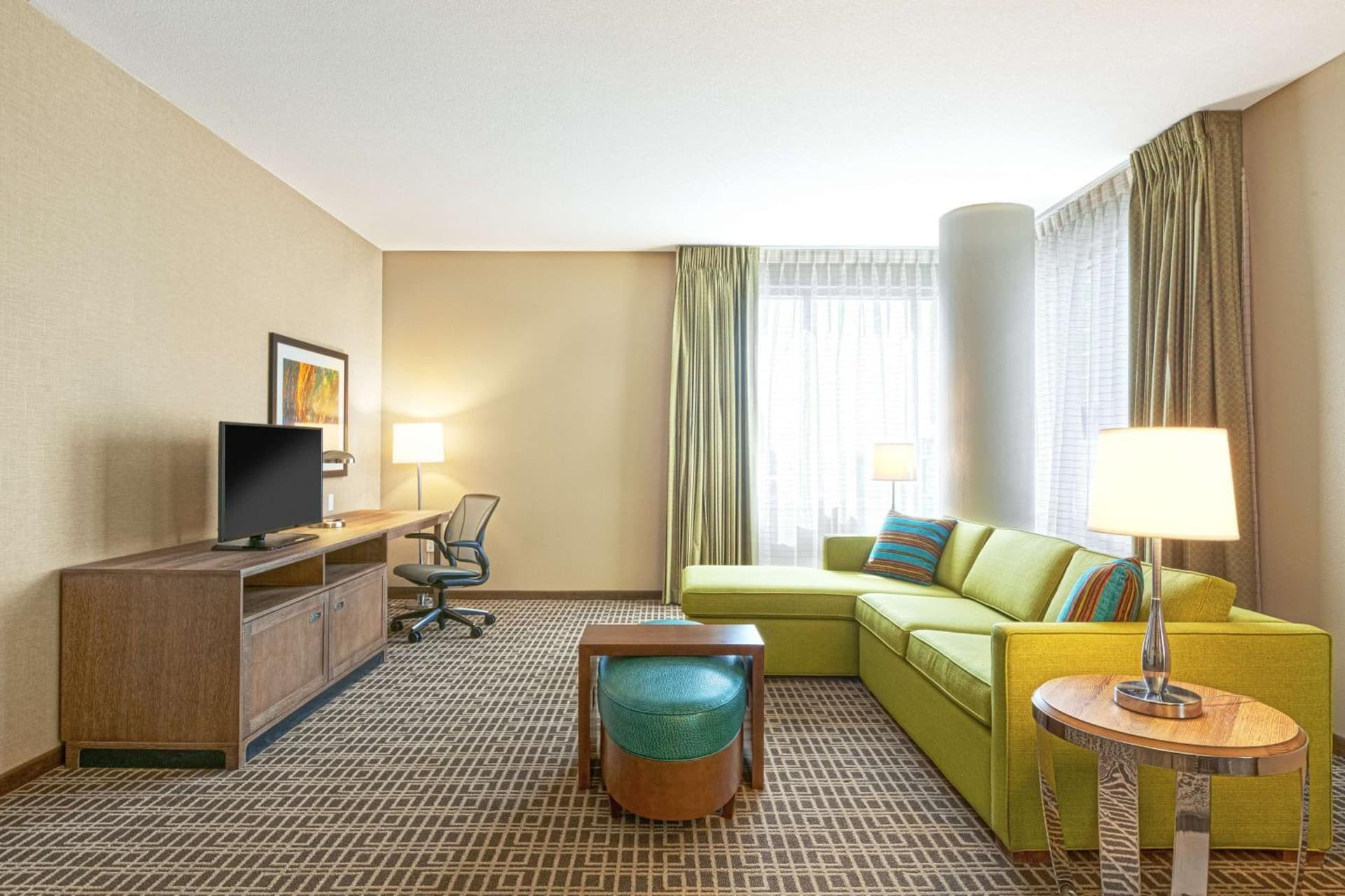 King Suite with Park View - Non-Smoking at Homewood Suites by Hilton Houston Downtown in Houston, TX