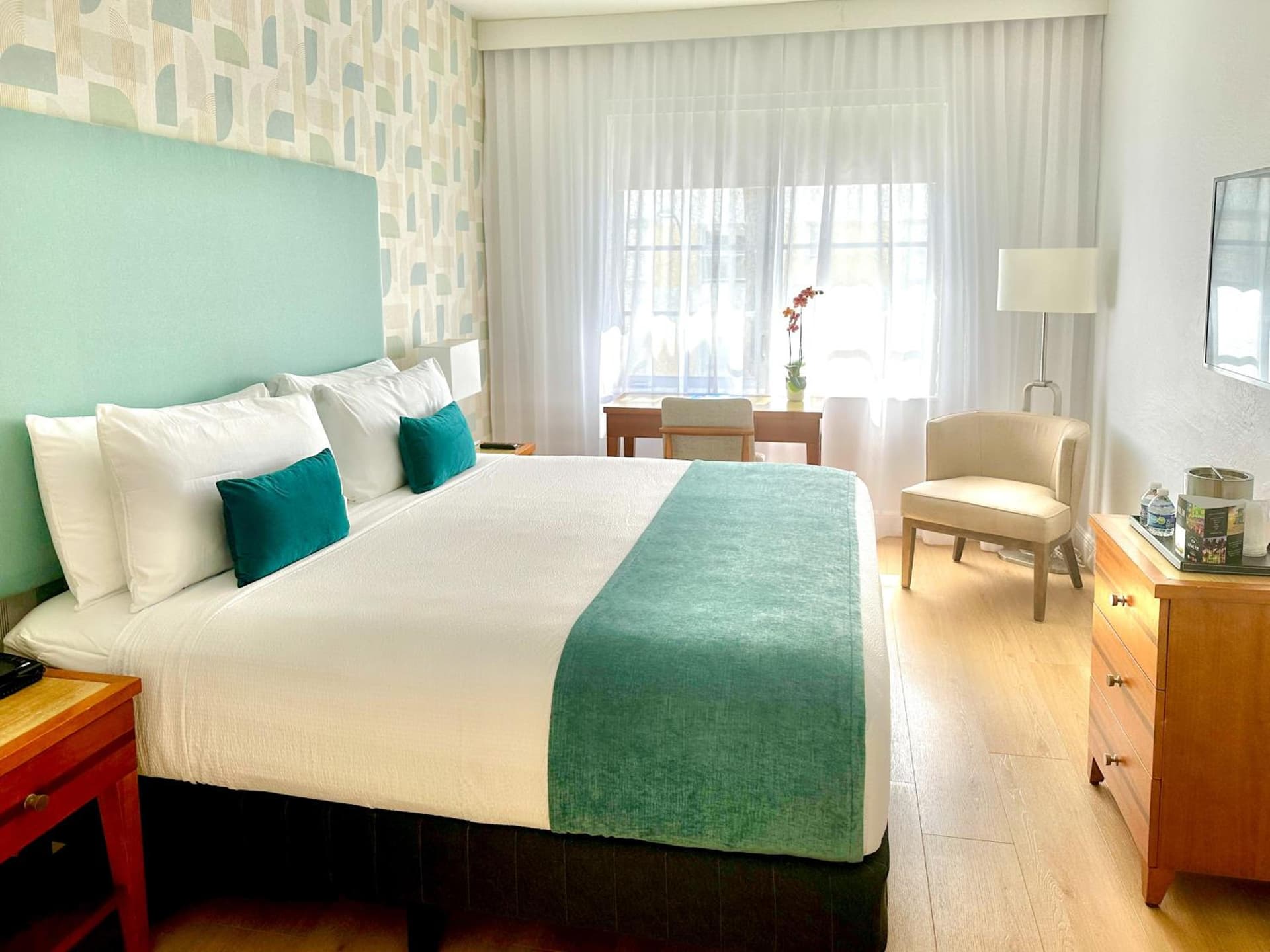 Partial Ocean View King Room at Avalon Hotel in Miami Beach, FL